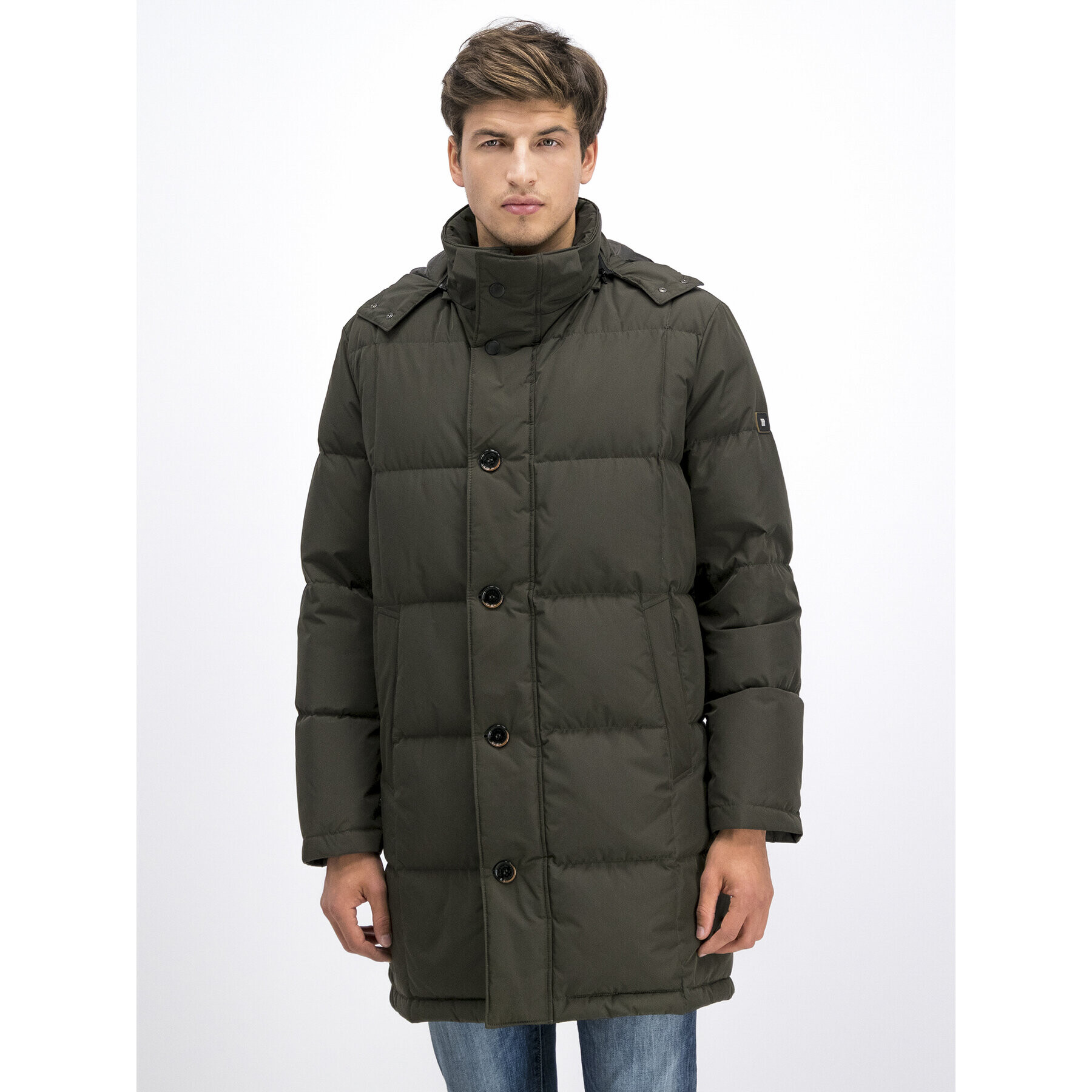 Pierre Cardin Зимно яке 69880 Зелен Regular Fit - Pepit.bg