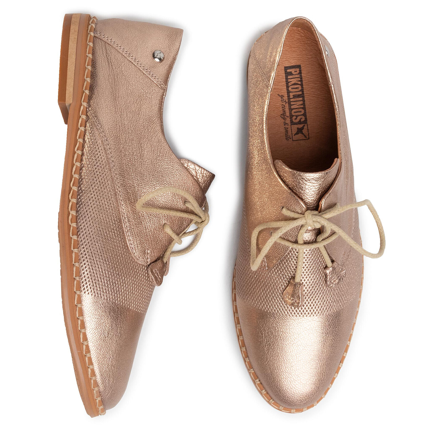 Pikolinos Оксфордки W4F-4994CL Златист - Pepit.bg