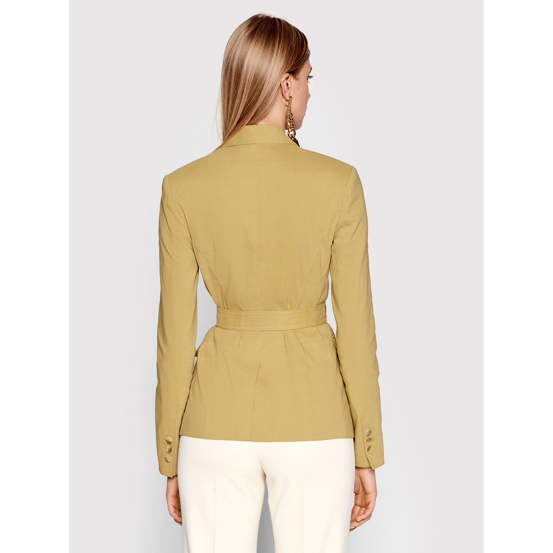Pinko Блейзър 1G17CB 7435 Бежов Regular Fit - Pepit.bg