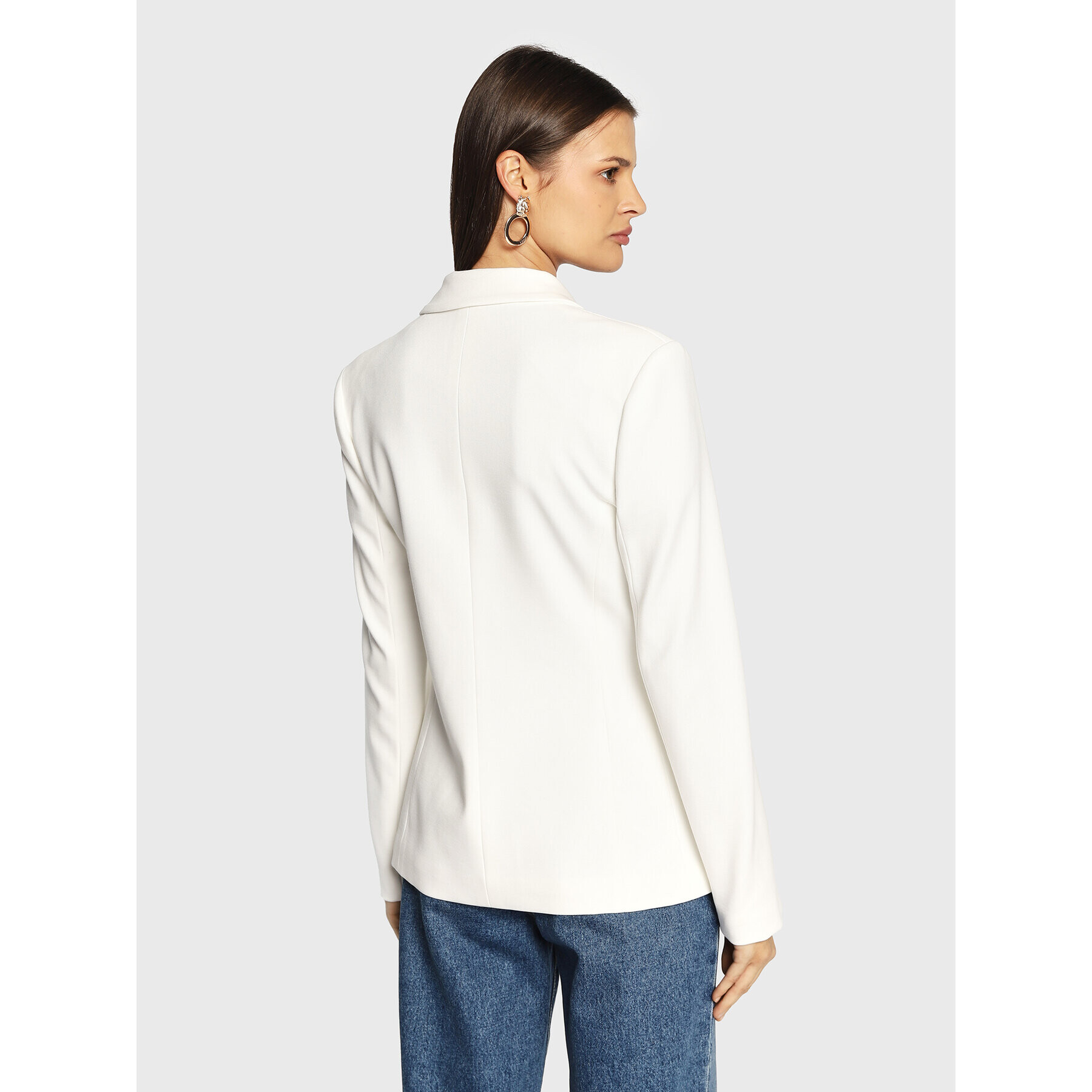 Pinko Блейзър Alexia 6 1G17VP 1739 Бял Regular Fit - Pepit.bg