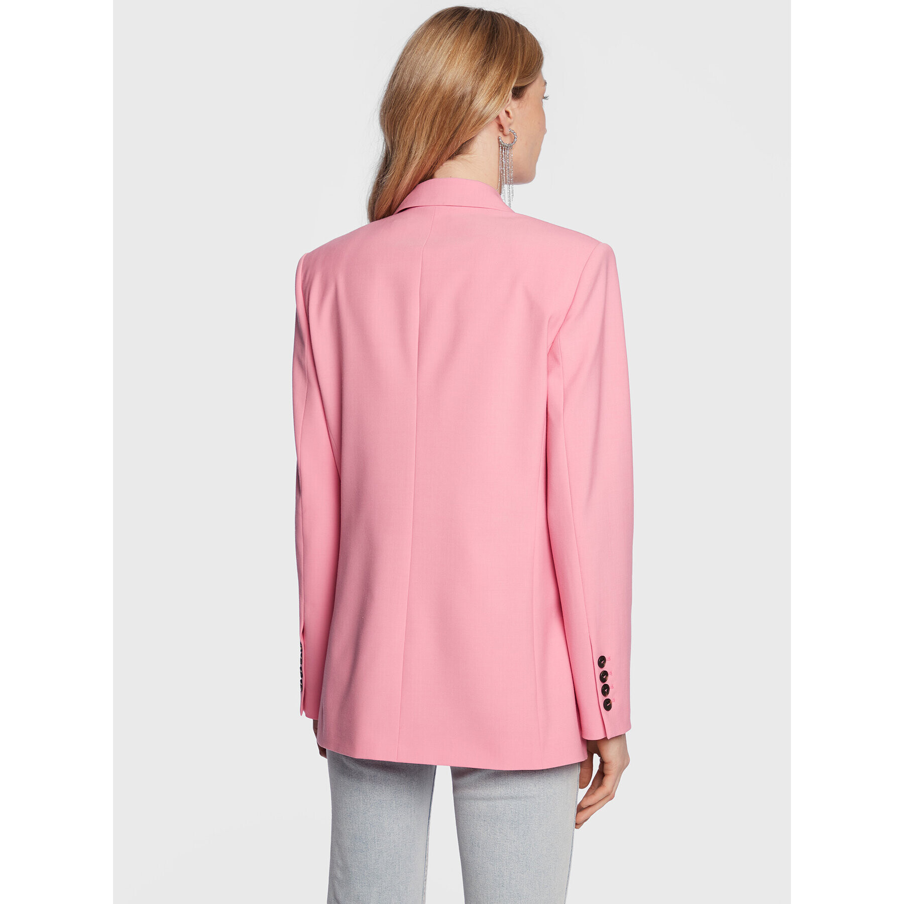Pinko Блейзър Elegante 100036 A0IH Розов Regular Fit - Pepit.bg