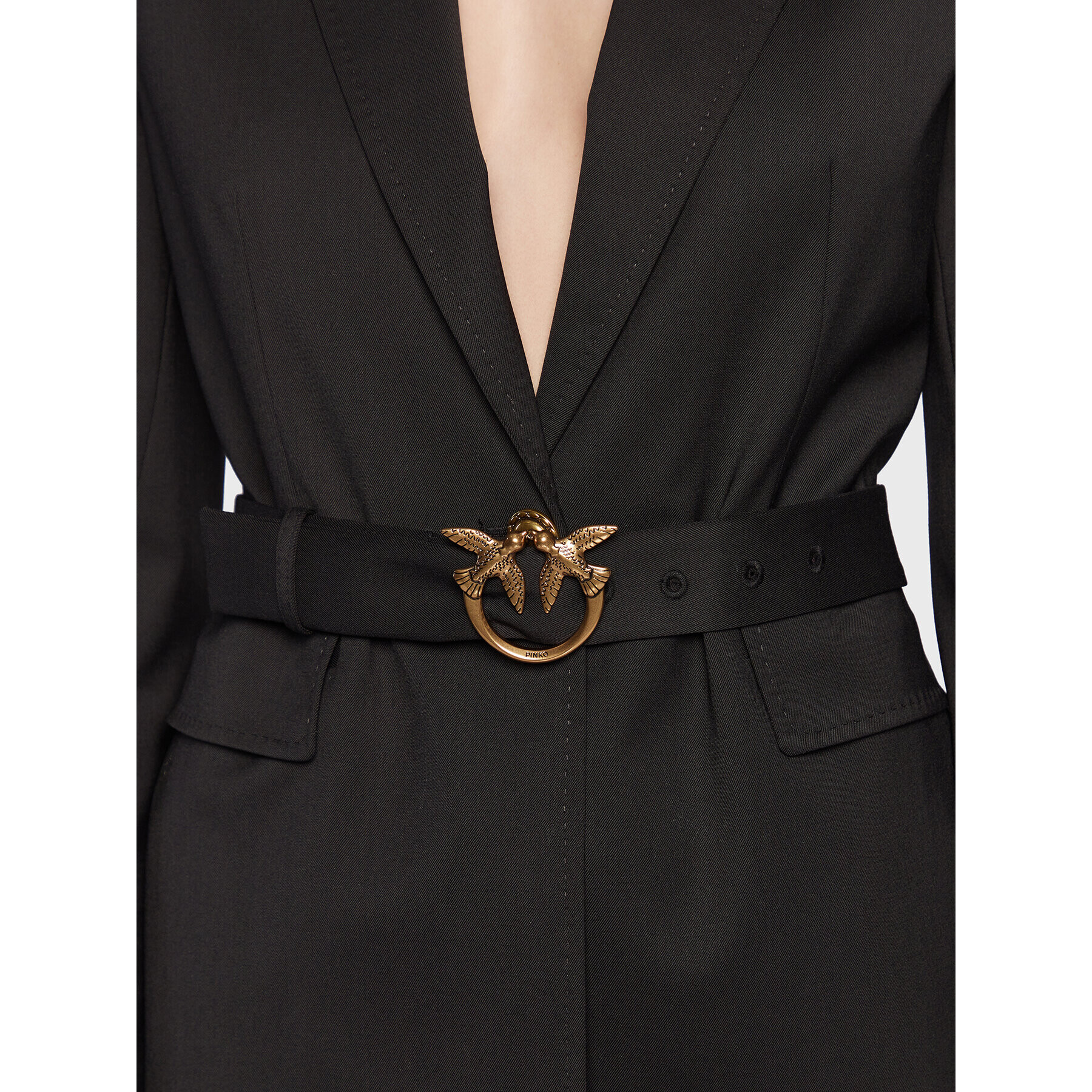 Pinko Сако Ernesta 1G18B3 A04T Черен Regular Fit - Pepit.bg