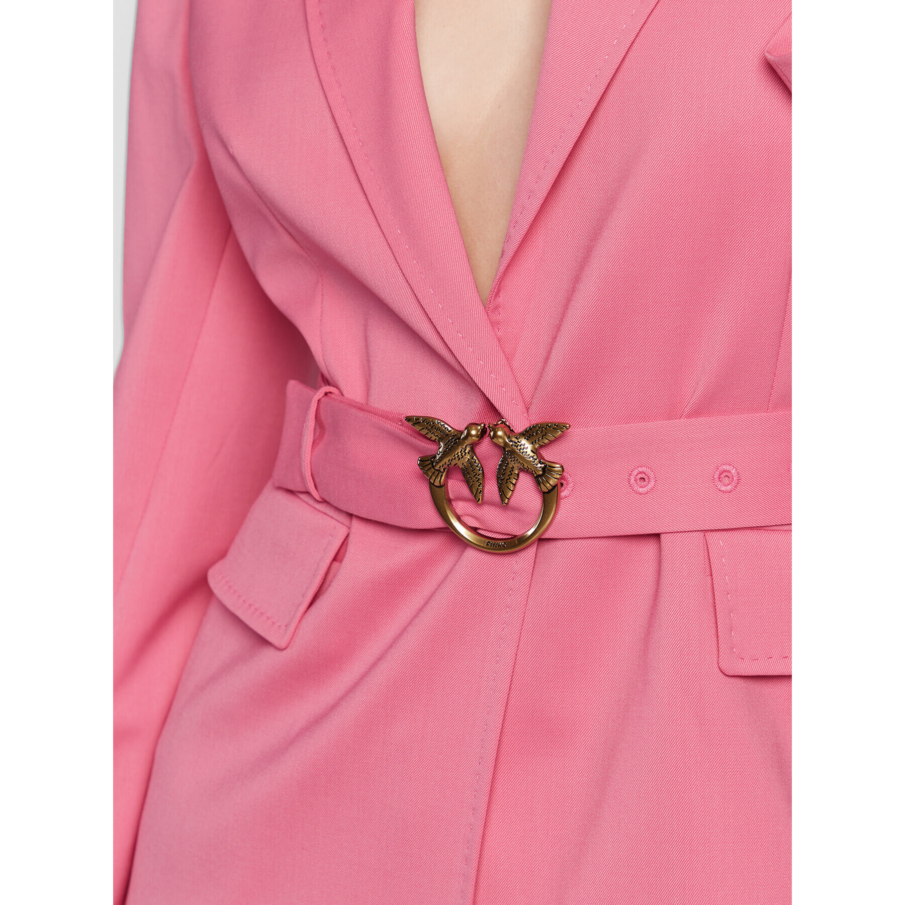 Pinko Сако Ernesta 1G18B3 A04T Розов Regular Fit - Pepit.bg