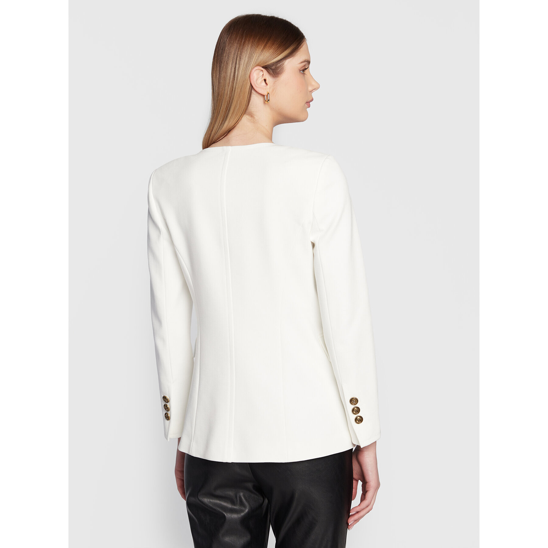 Pinko Сако Eugenia 1G1890 1739 Бял Regular Fit - Pepit.bg