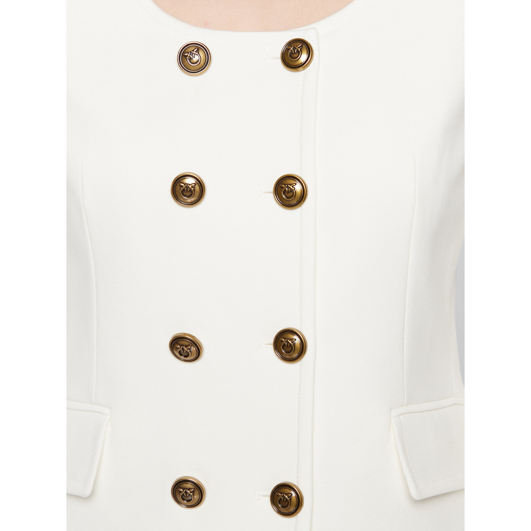 Pinko Сако Eugenia 1G1890 1739 Бял Regular Fit - Pepit.bg