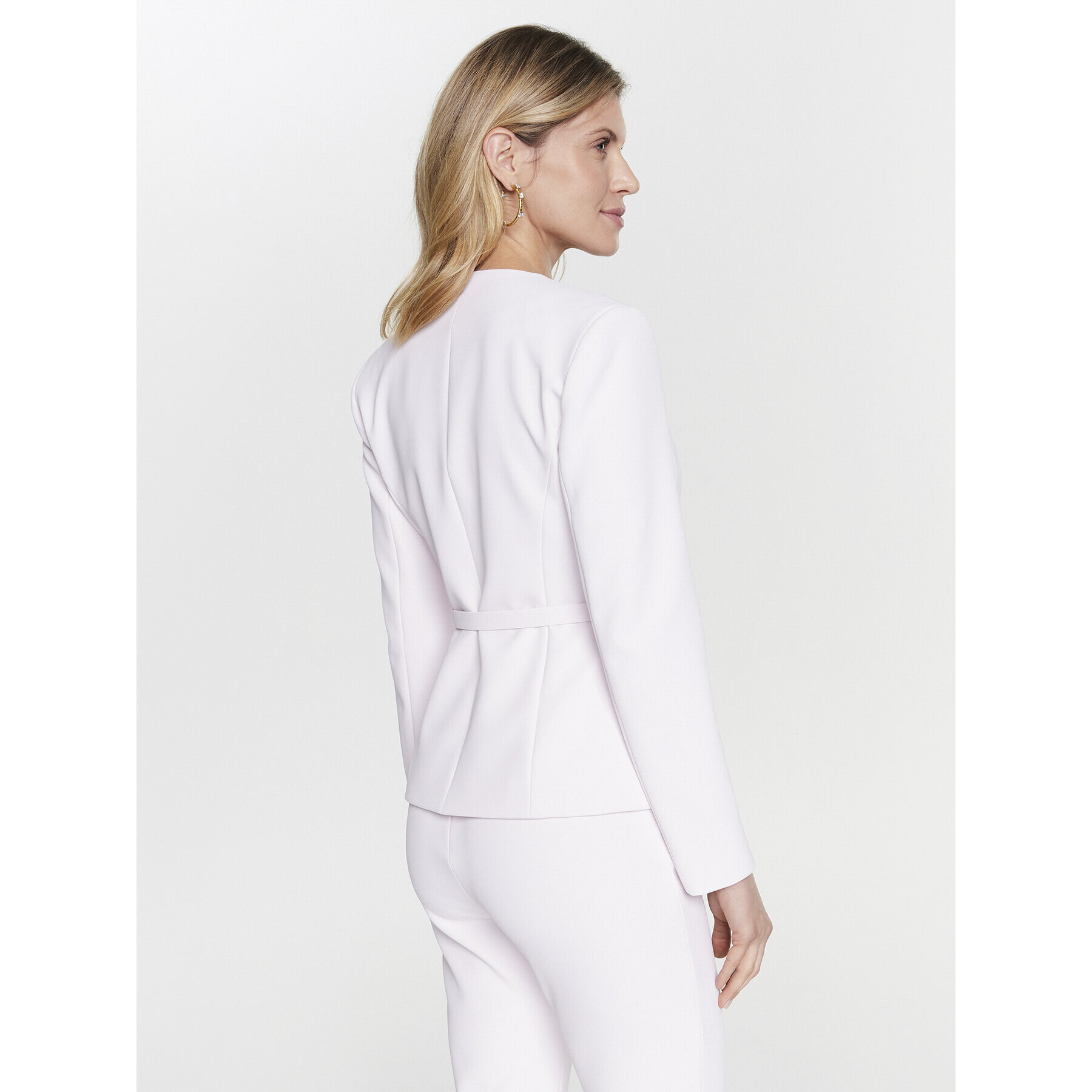 Pinko Сако Santa Fe 100164 A0HC Розов Regular Fit - Pepit.bg