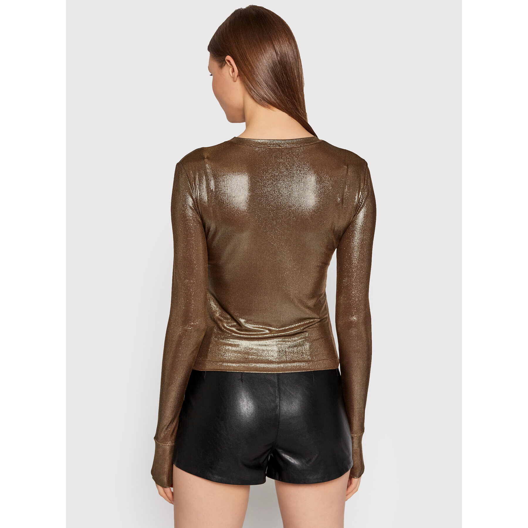 Pinko Блуза Haka 1G16NE 8500 Златист Regular Fit - Pepit.bg
