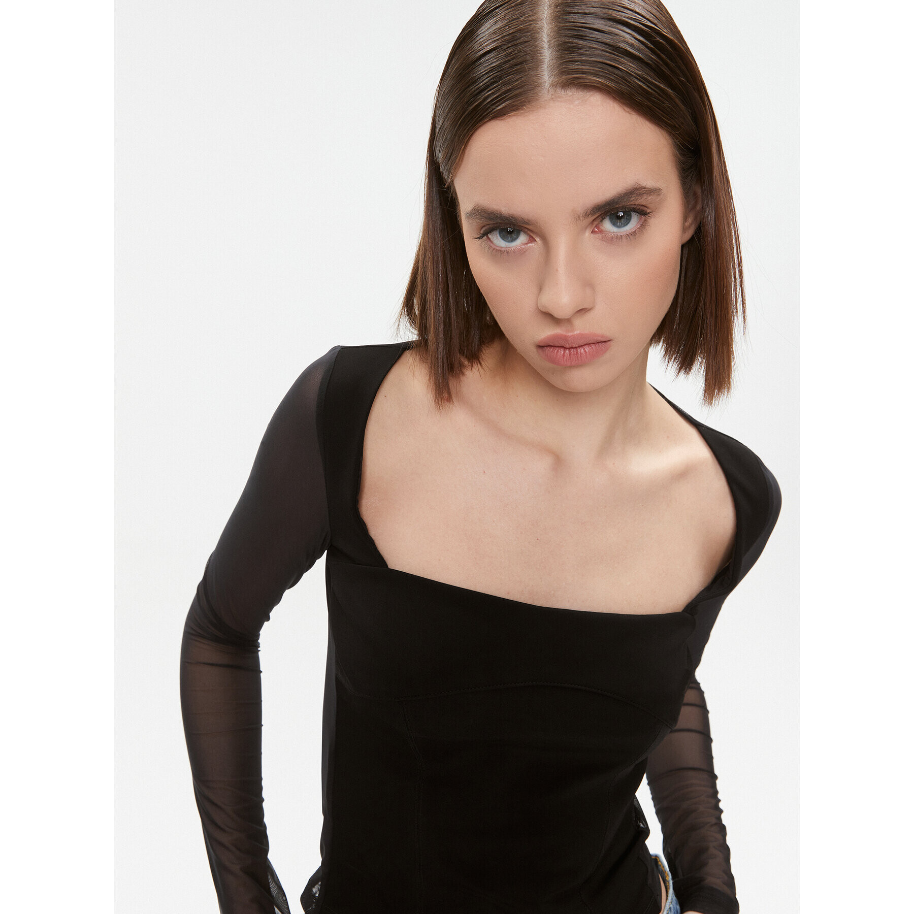Pinko Блуза Soul 102564 A1EG Черен Regular Fit - Pepit.bg