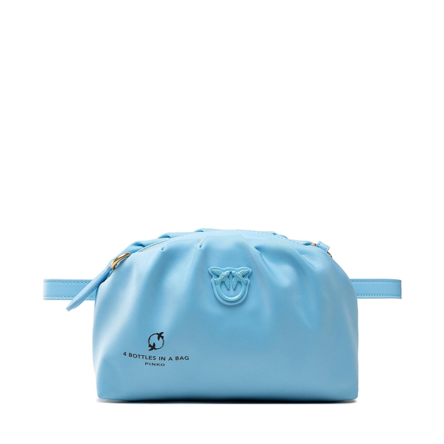 Pinko Чанта за кръст Mini Belt Bag Recycled Nylon Fl. PE 22 PLTT 1P22MT Y7UX Син - Pepit.bg