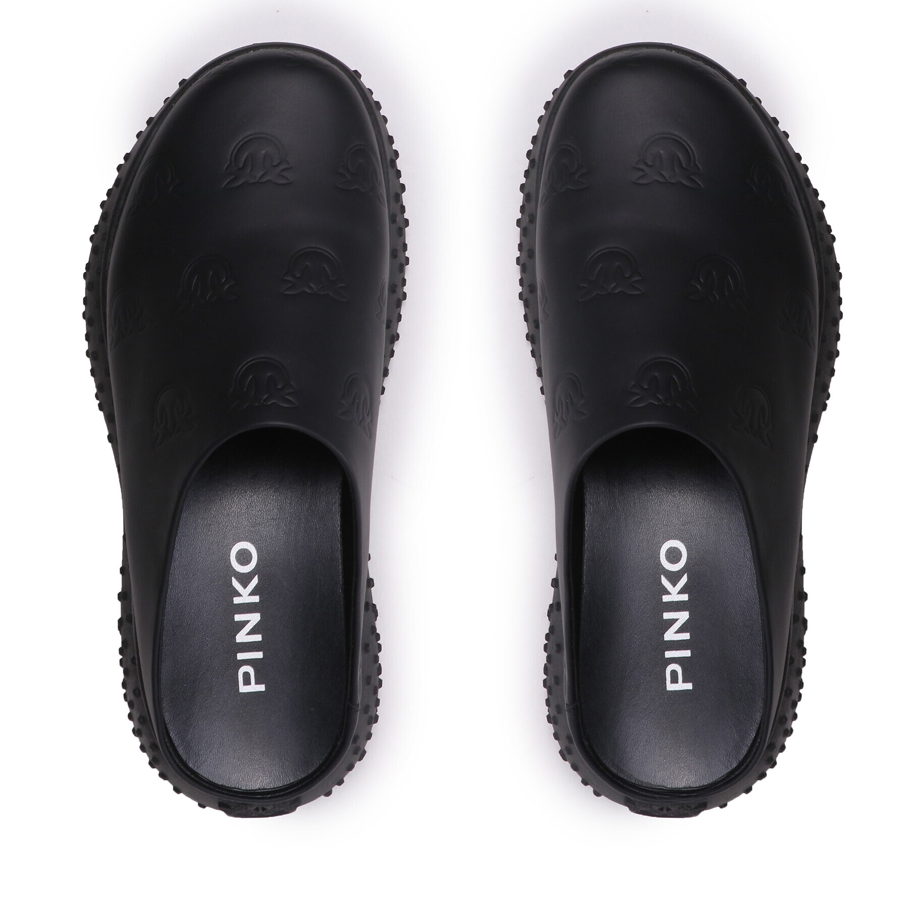 Pinko Чехли Stefie Clog Pelle 100878 A0RF Черен - Pepit.bg