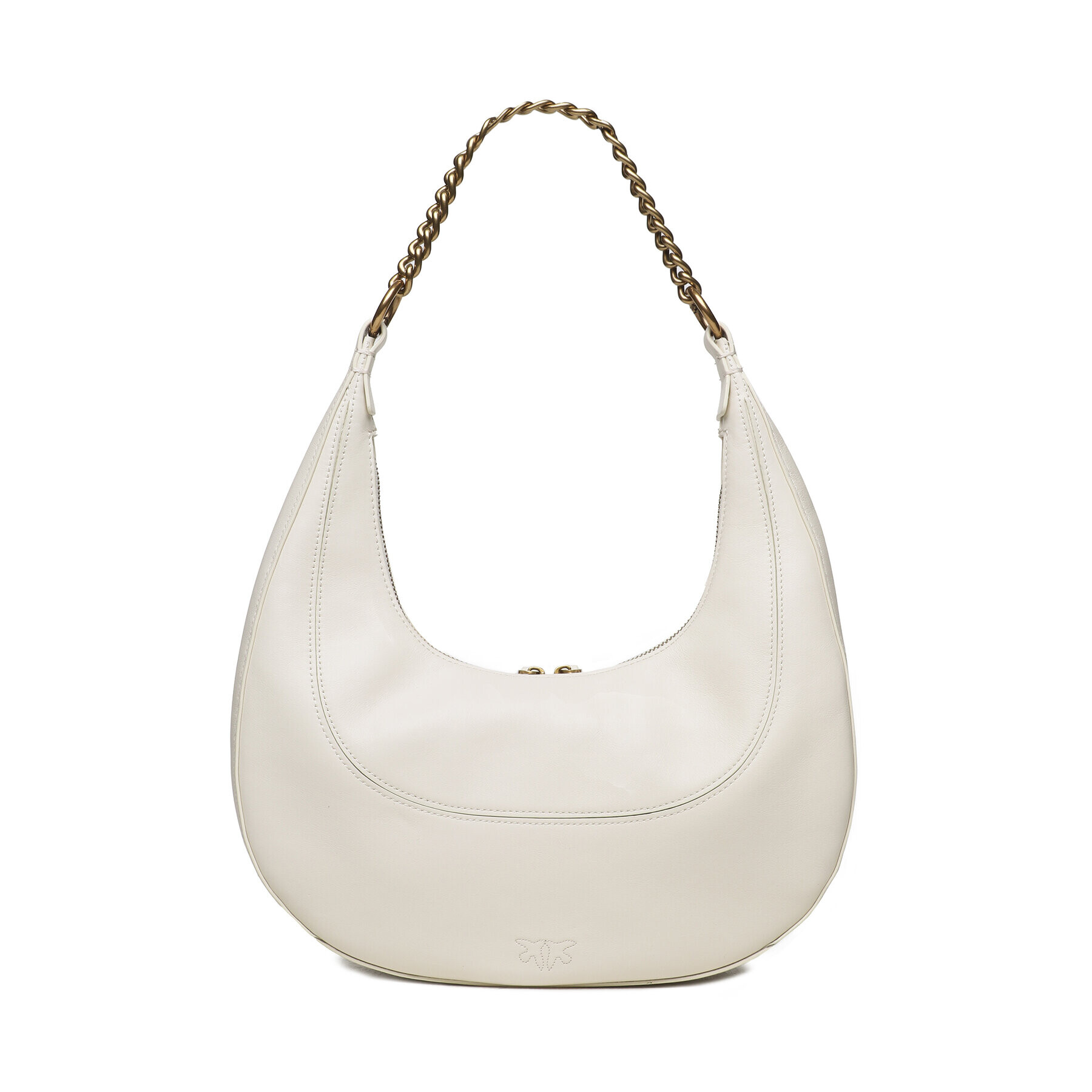 Pinko Дамска чанта Brioche Hobo Classic . AI 23-24 PLTT 101526 A0Q0 Екрю - Pepit.bg