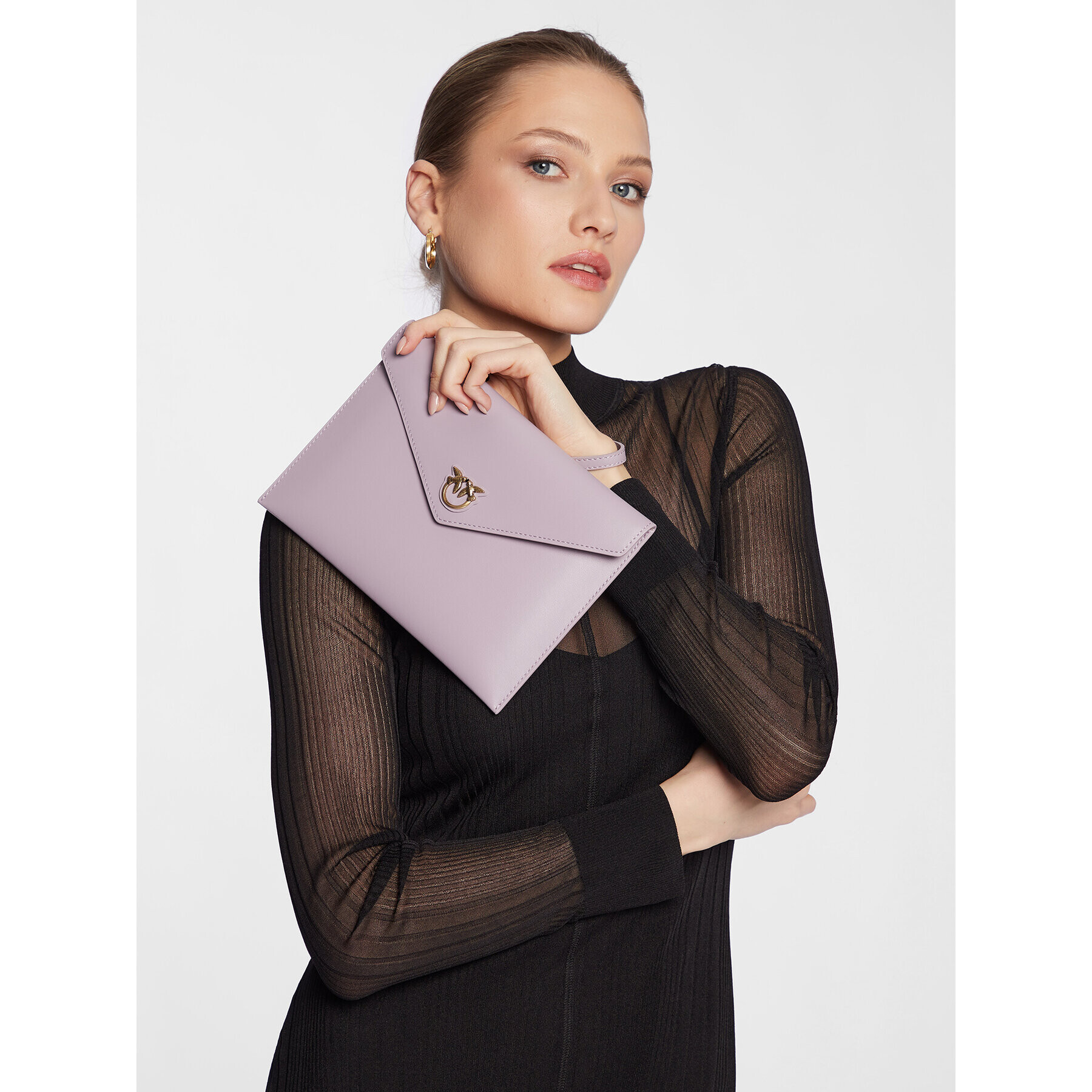 Pinko Дамска чанта Flat Purse PE 23 PCPL 100191 A0F1 Виолетов - Pepit.bg