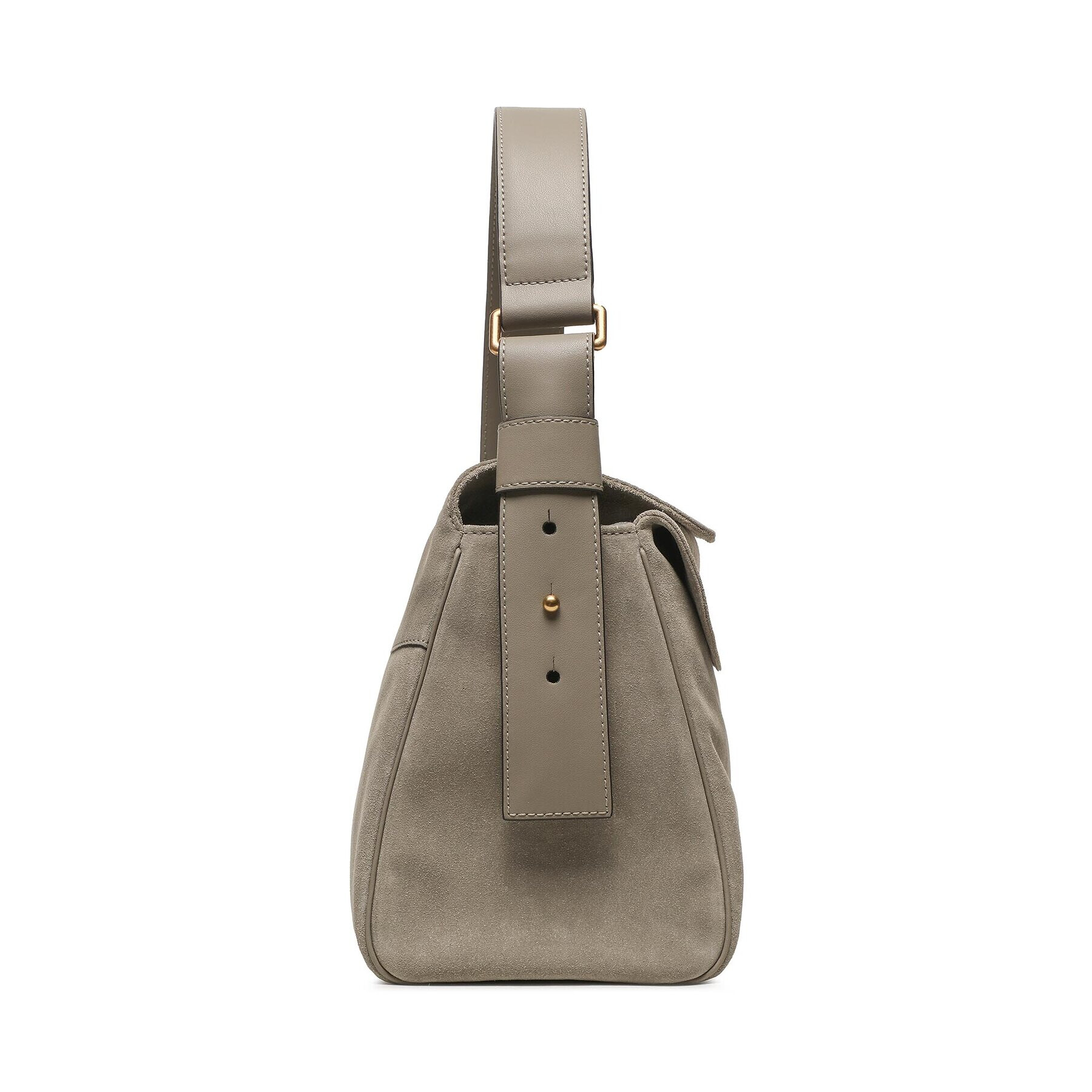 Pinko Дамска чанта Leaf Hobo Classic AI 23-24 PLTT 101442 A0F6 Сив - Pepit.bg