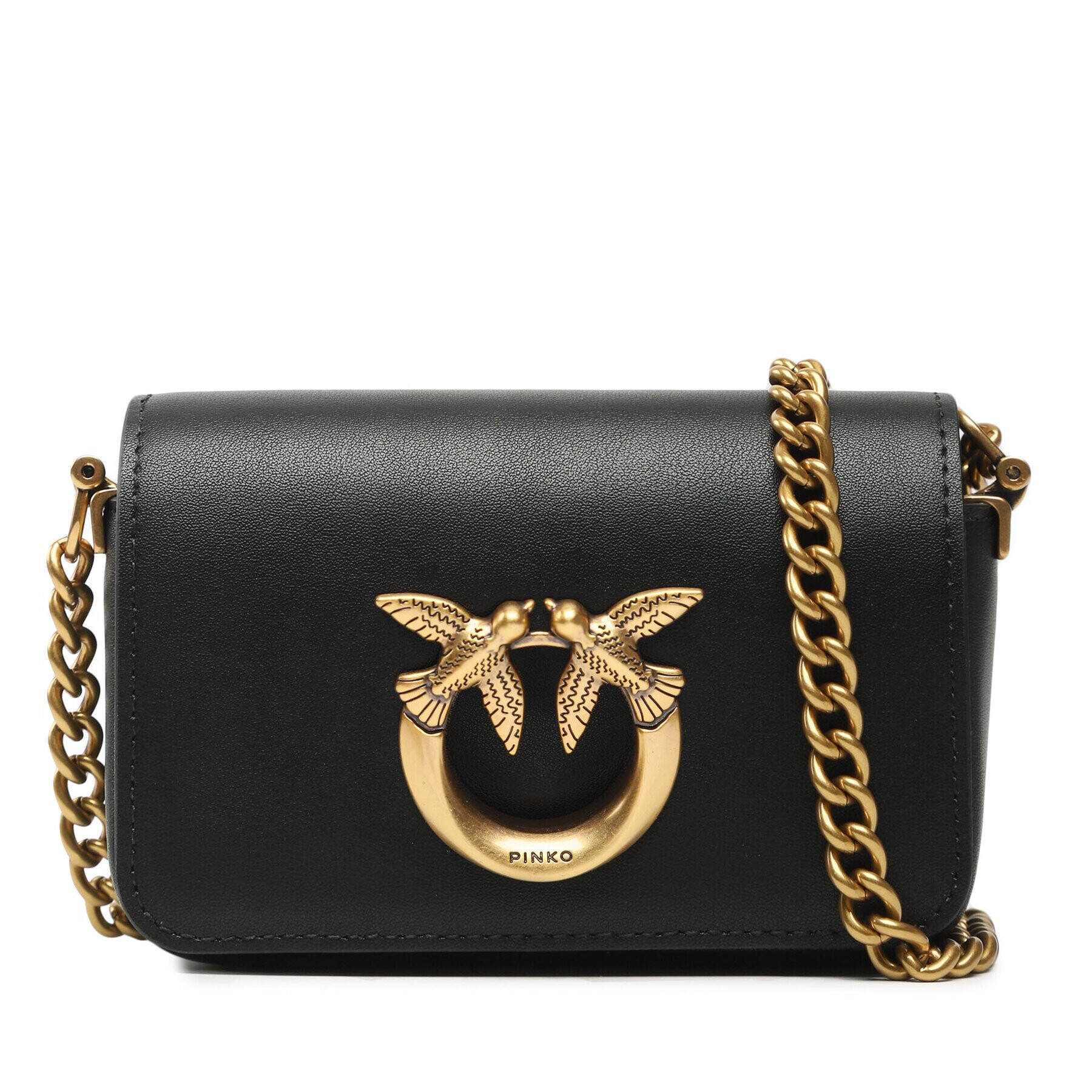 Pinko Дамска чанта Love Click Micro PE 23 PCPL Черен - Pepit.bg