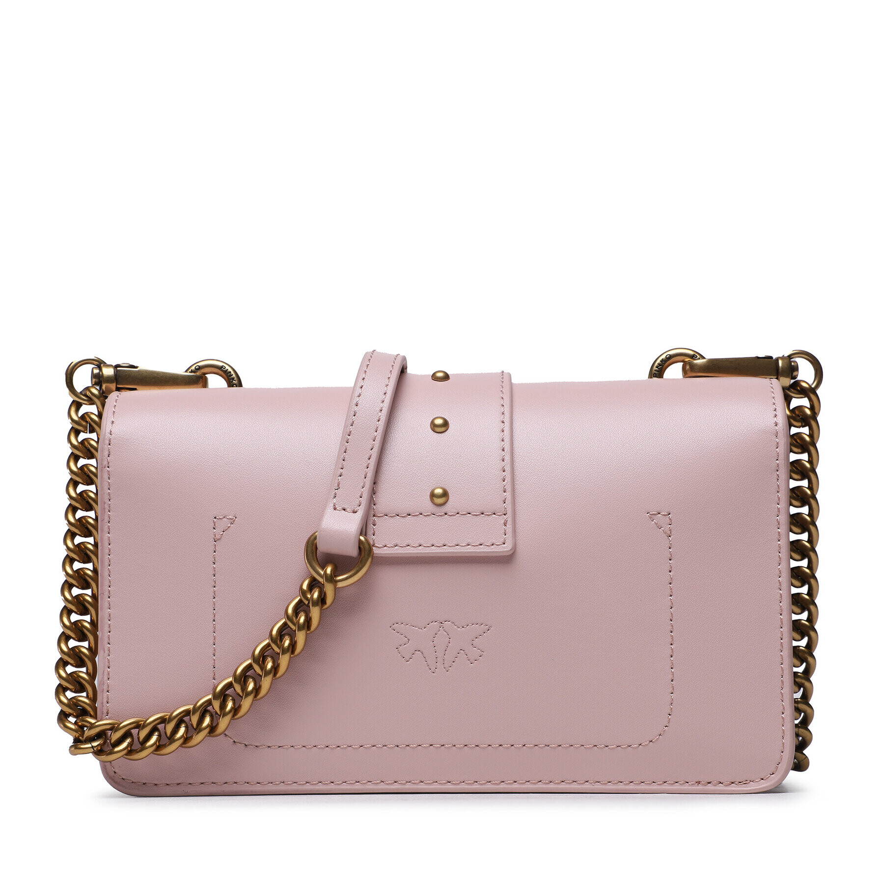 Pinko Дамска чанта Love One Mini Cl Розов - Pepit.bg