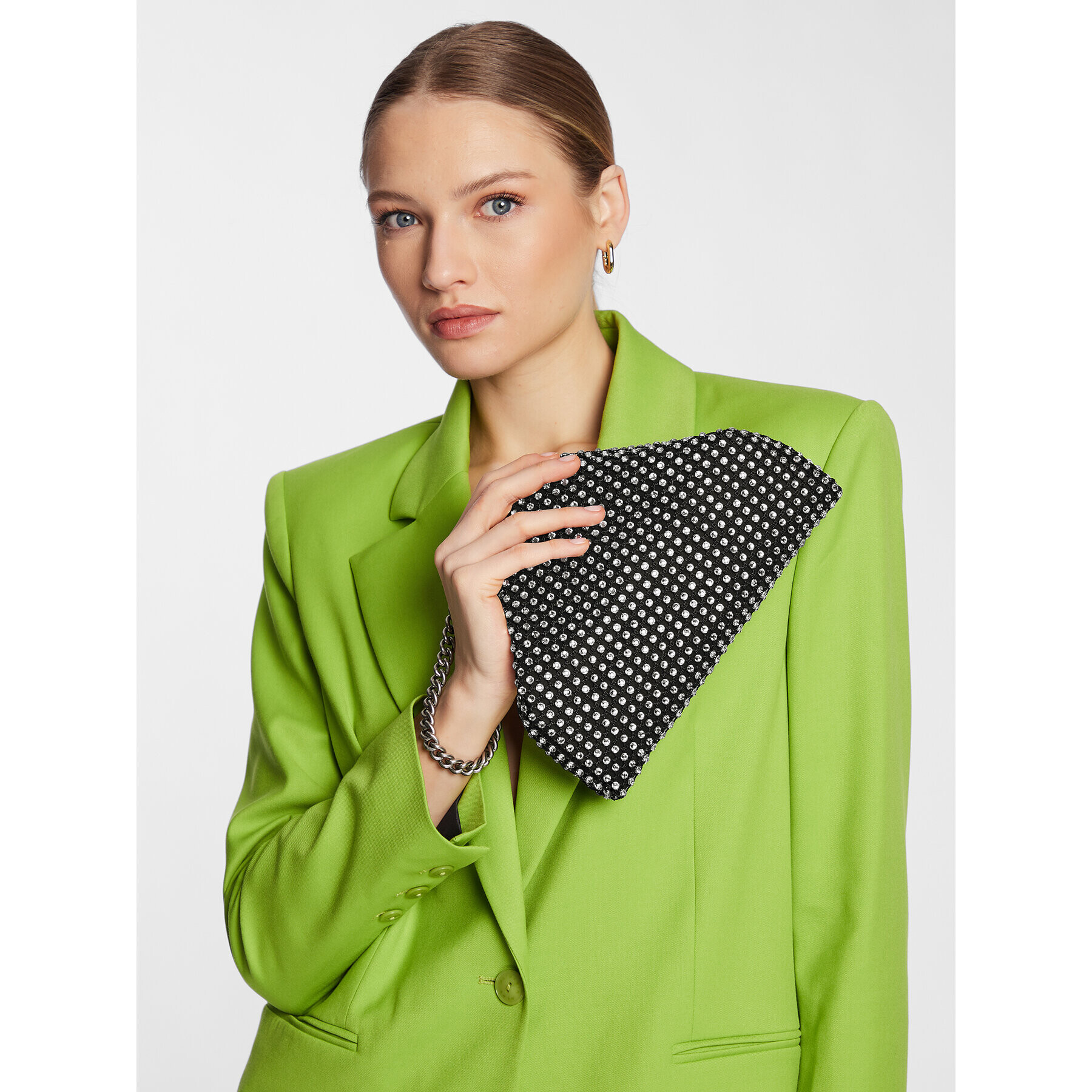 Pinko Дамска чанта Triangle Pouch PE 23 PLTT 100190 A0IY Черен - Pepit.bg