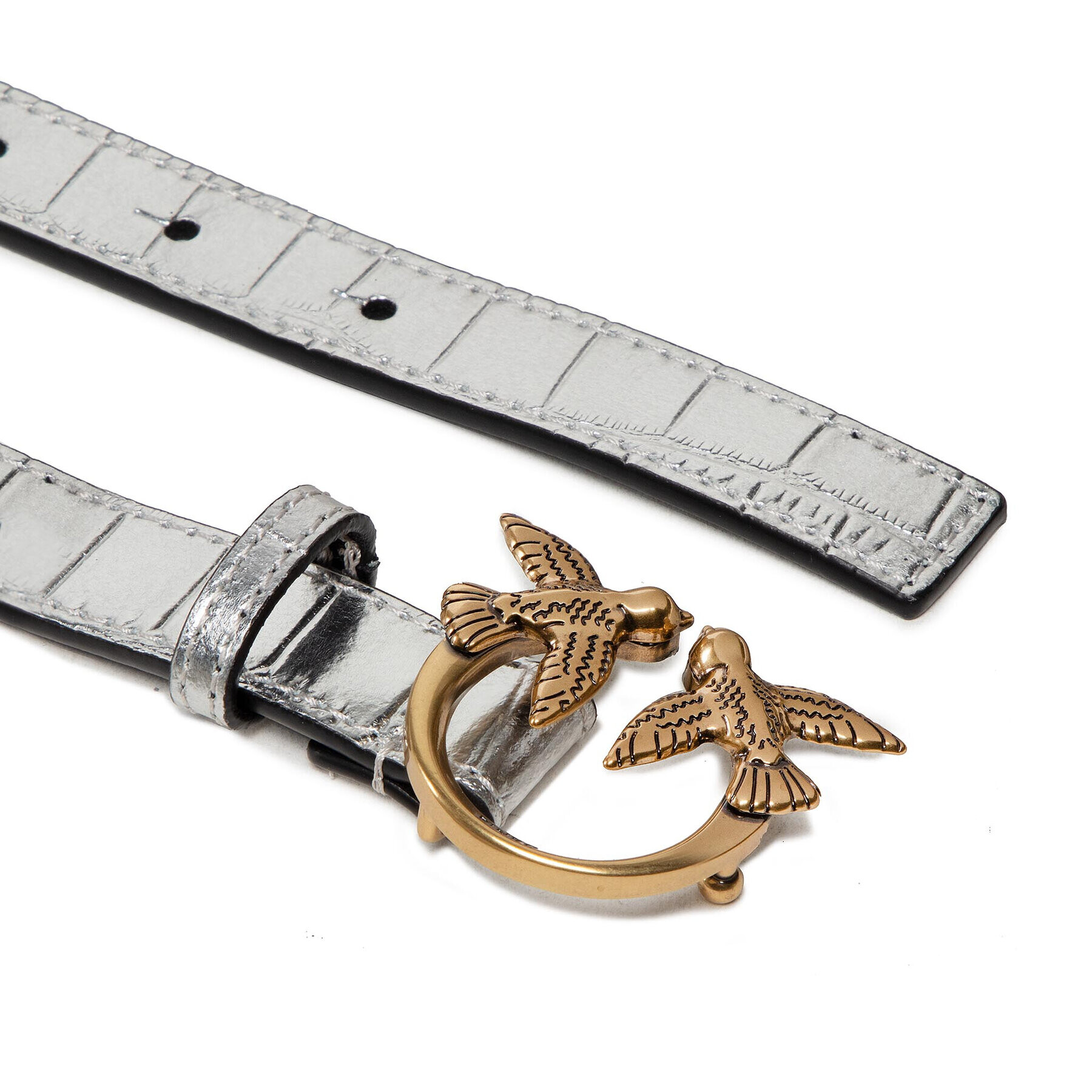 Pinko Дамски колан Brevis H2 Belt 1H2140 A03I Сребрист - Pepit.bg