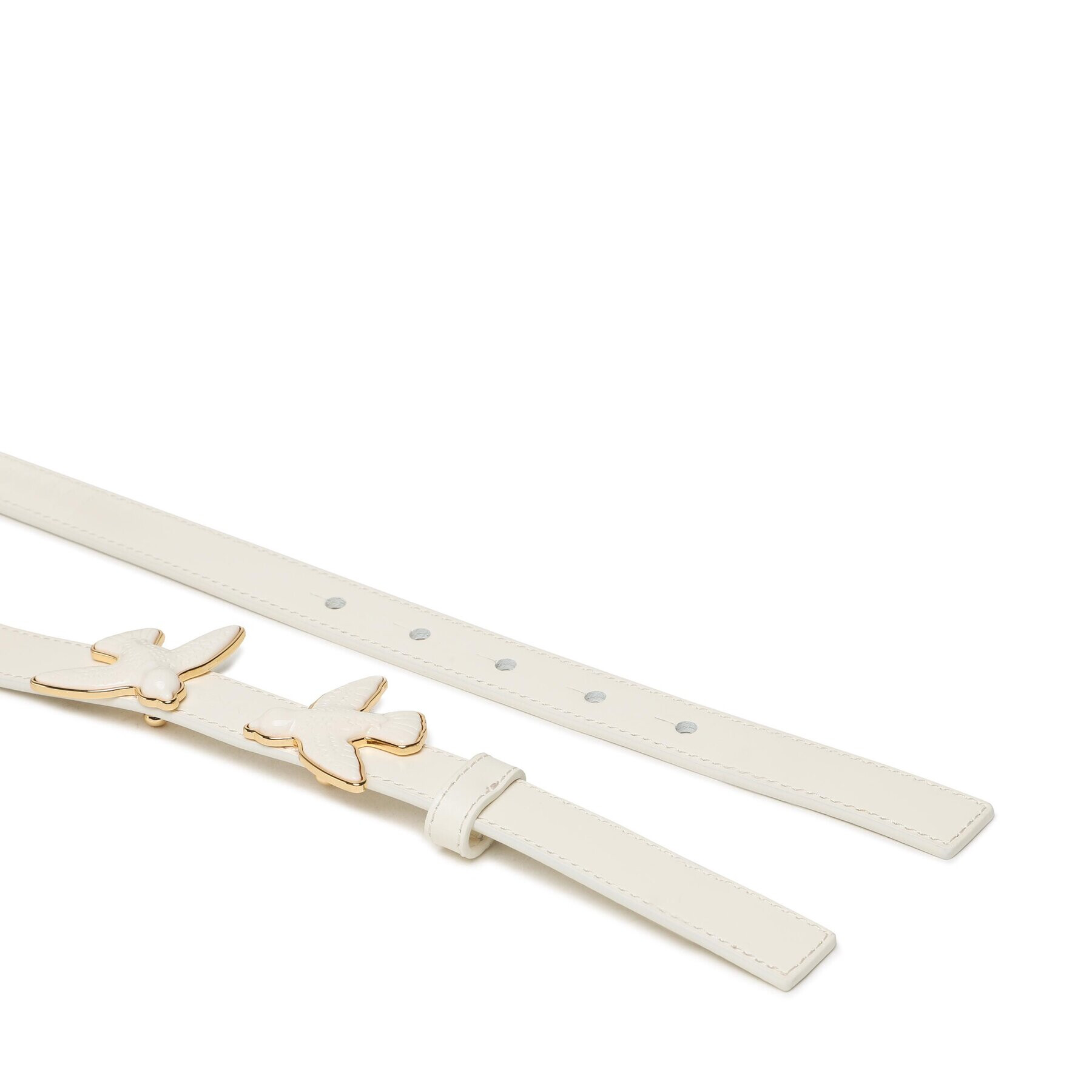Pinko Дамски колан Love Berry Evolution H2 Belt PE 23 PLT01 100297 A0F3 Бял - Pepit.bg