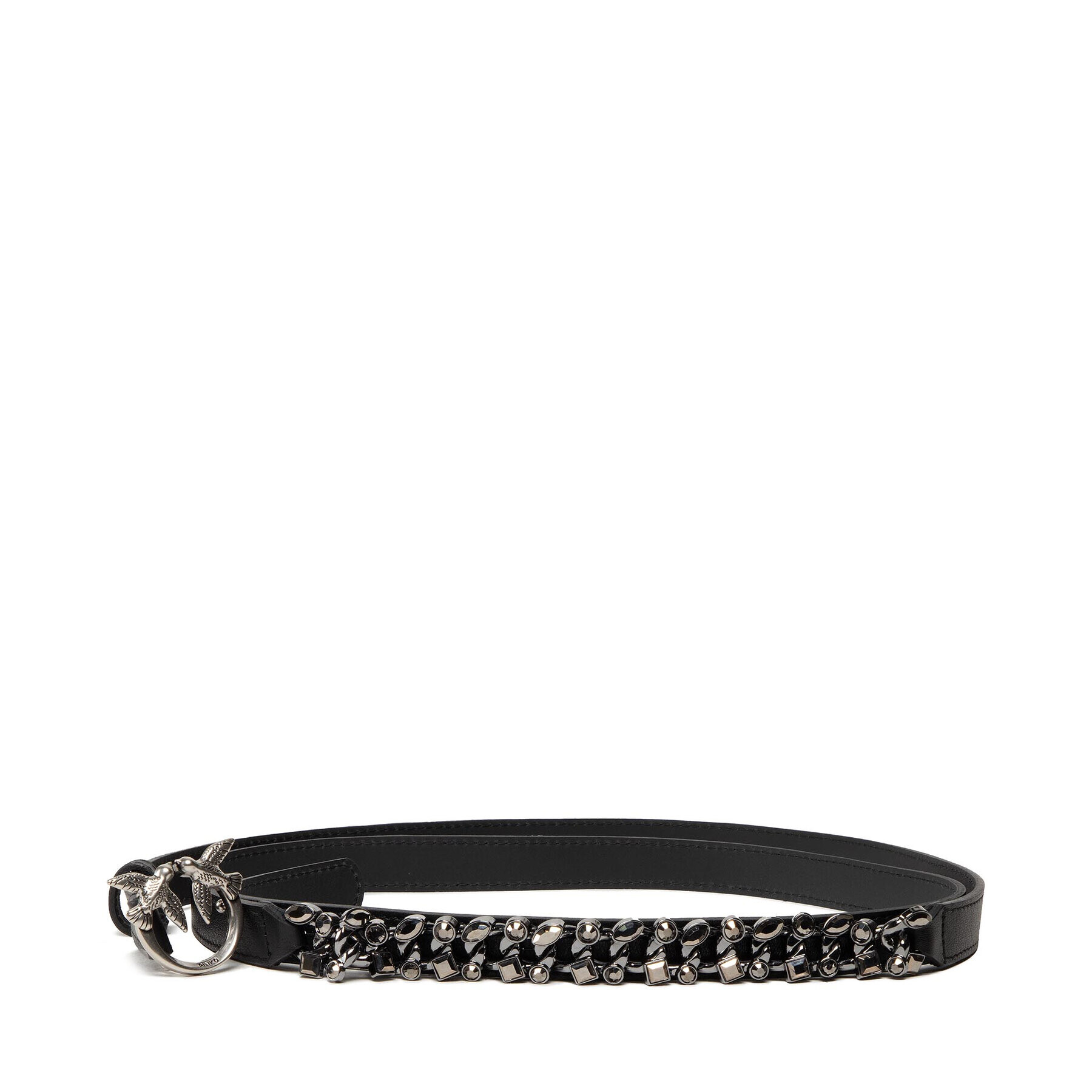 Pinko Дамски колан -Love Double Bling Belt H2 Черен - Pepit.bg