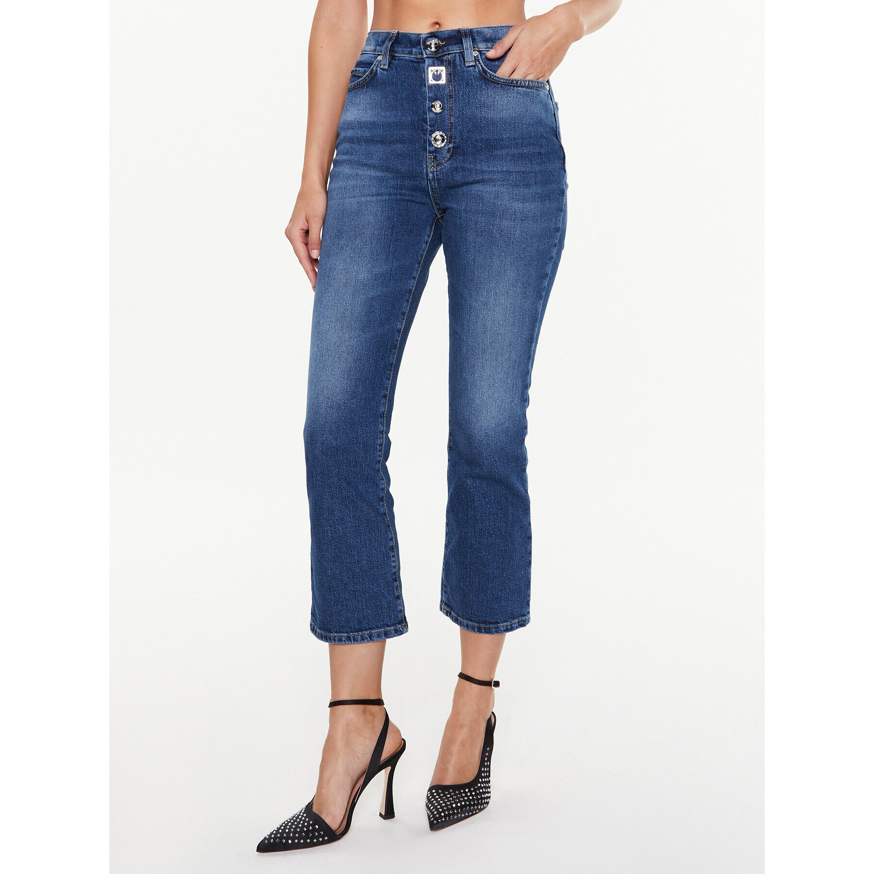 Pinko Дънки 100115 A0FM Син Bootcut Fit - Pepit.bg