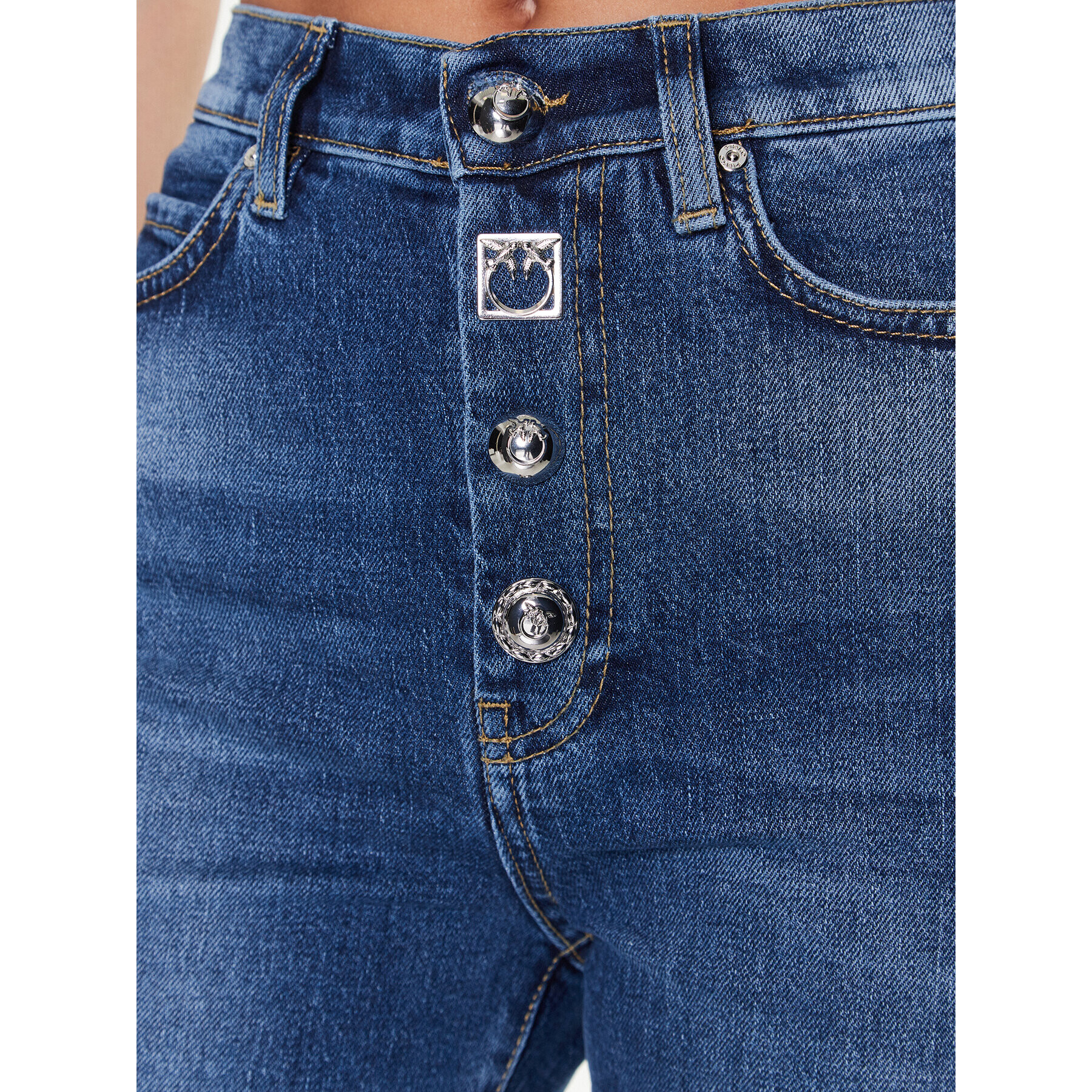 Pinko Дънки 100115 A0FM Син Bootcut Fit - Pepit.bg