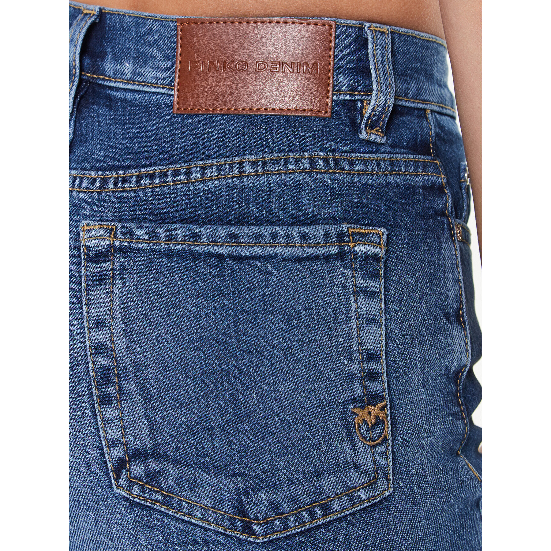 Pinko Дънки 100115 A0FM Син Bootcut Fit - Pepit.bg