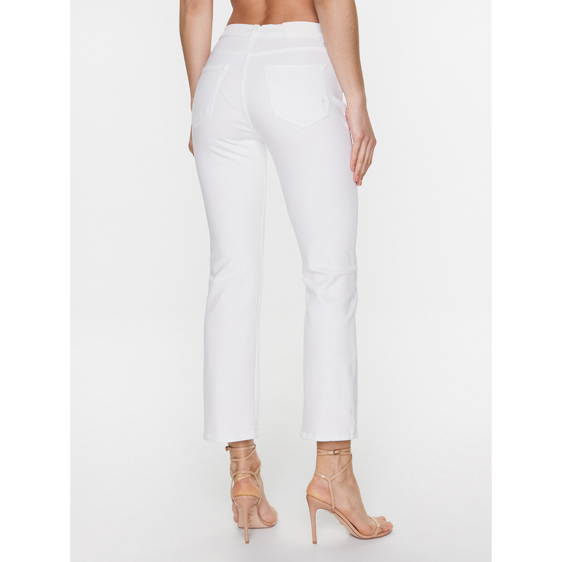 Pinko Дънки Brenda 100172 A0FQ Бял Bootcut Fit - Pepit.bg
