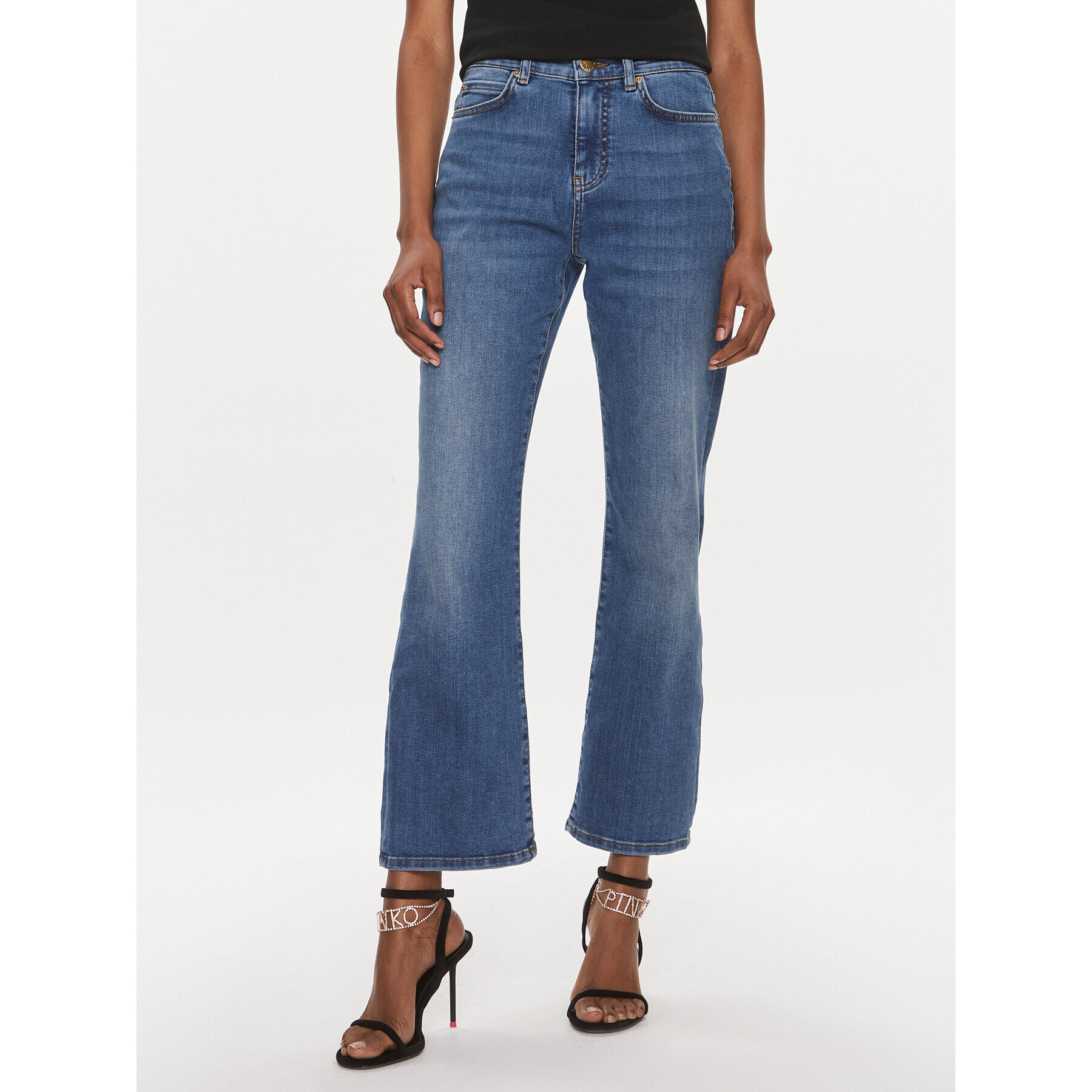 Pinko Дънки Brenda Bootcut. 100172 A1MP Син Regular Fit - Pepit.bg