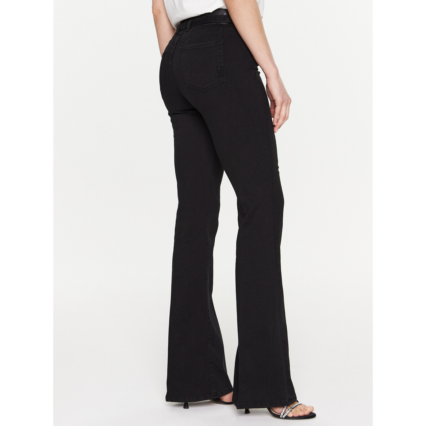 Pinko Дънки Flora 100166 A0FE Черен Flare Fit - Pepit.bg