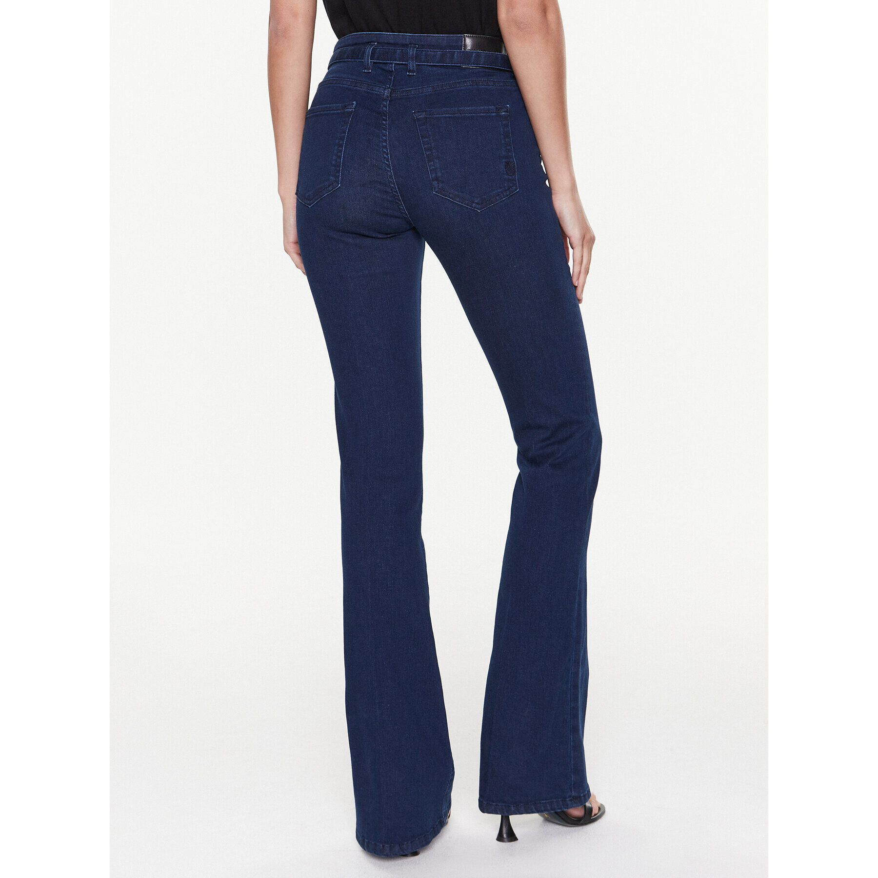 Pinko Дънки Flora 100166 A0FE Тъмносин Flare Fit - Pepit.bg