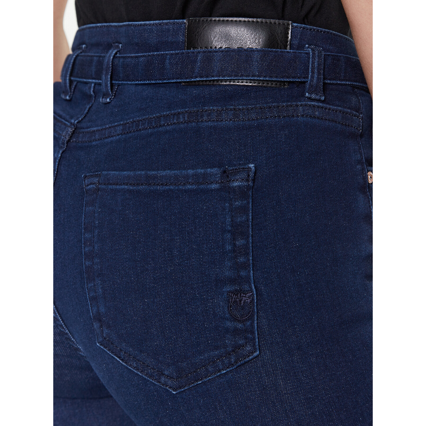 Pinko Дънки Flora 100166 A0FE Тъмносин Flare Fit - Pepit.bg