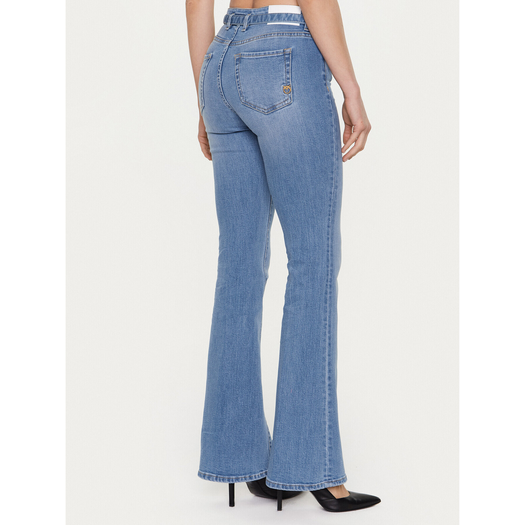 Pinko Дънки Flora 100166 A0FS Син Flare Fit - Pepit.bg