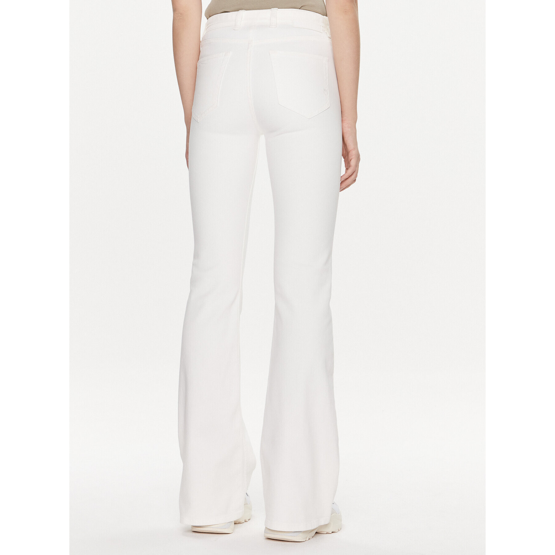 Pinko Дънки Flora 100166 A1JM Бял Regular Fit - Pepit.bg