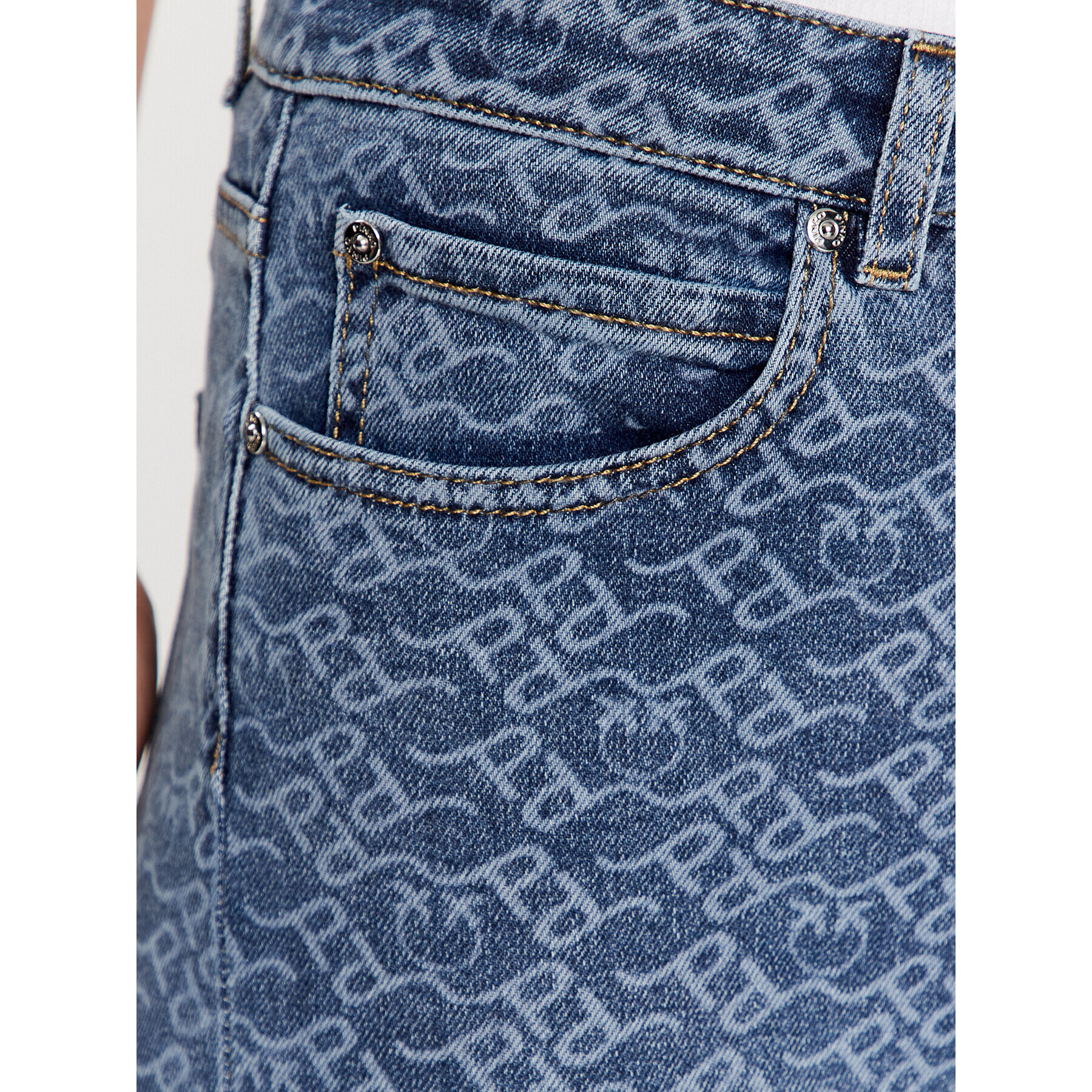 Pinko Дънки Flora 100561 A0Q0 Син Flare Fit - Pepit.bg