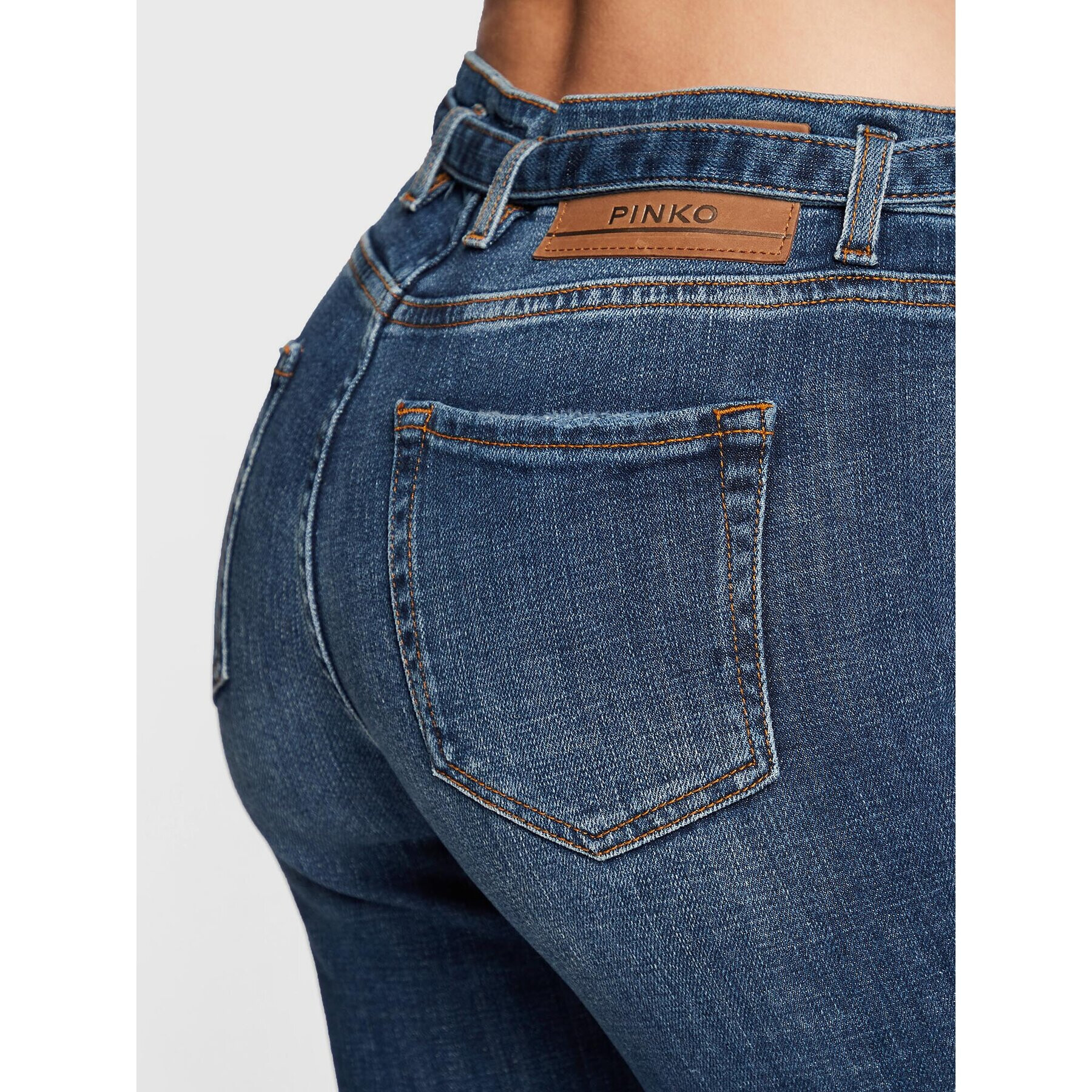 Pinko Дънки Flora 1J10ZQ Y78Q Син Bootcut Fit - Pepit.bg