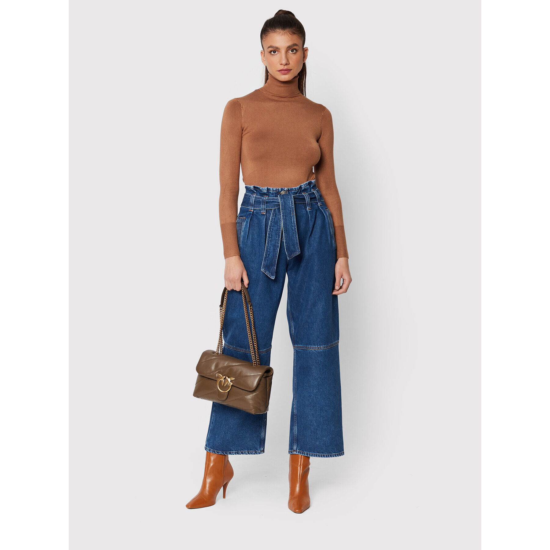 Pinko Дънки Gracidio 1J111A A0A0 Син Relaxed Fit - Pepit.bg