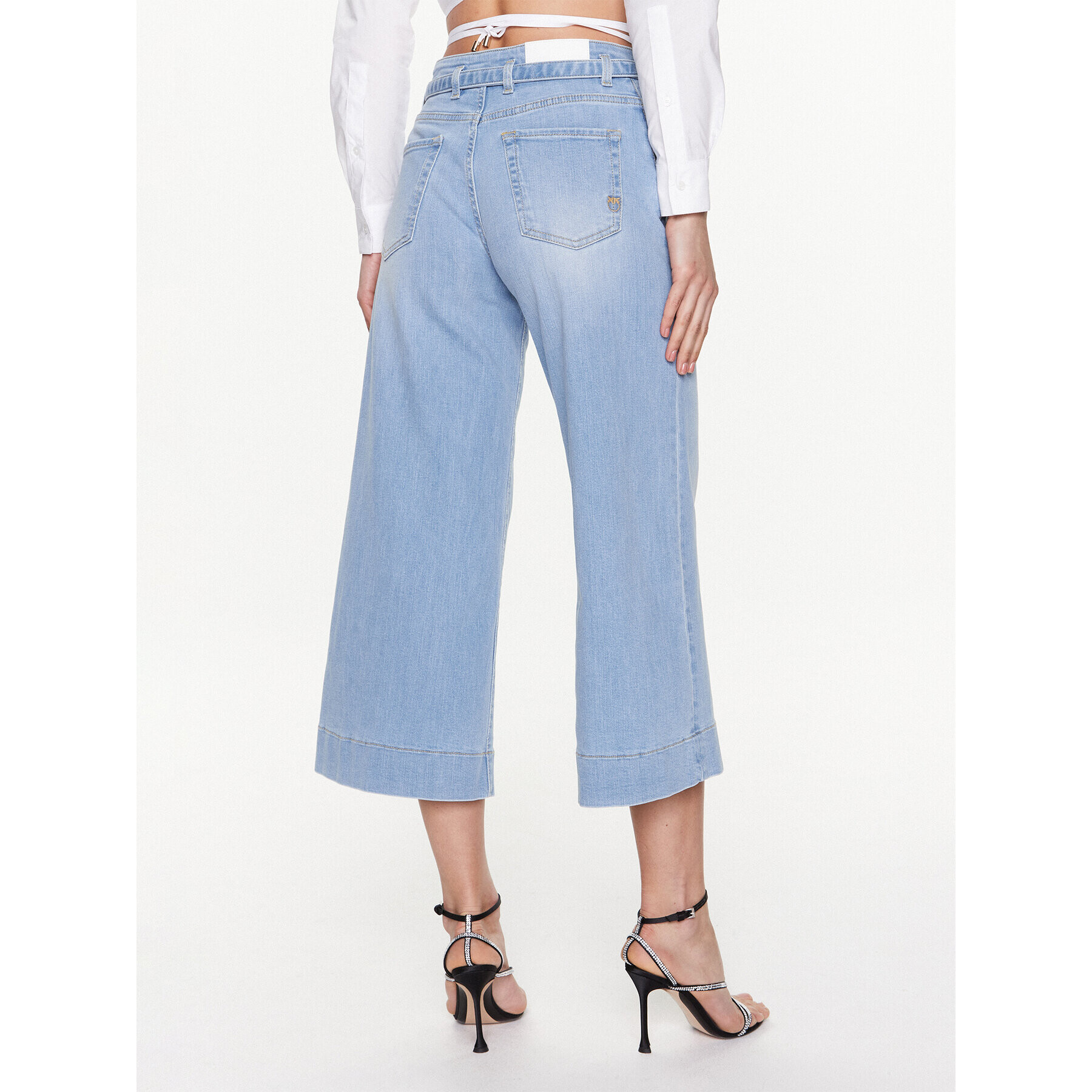 Pinko Дънки Peggy 100168 A0FS Син Regular Fit - Pepit.bg