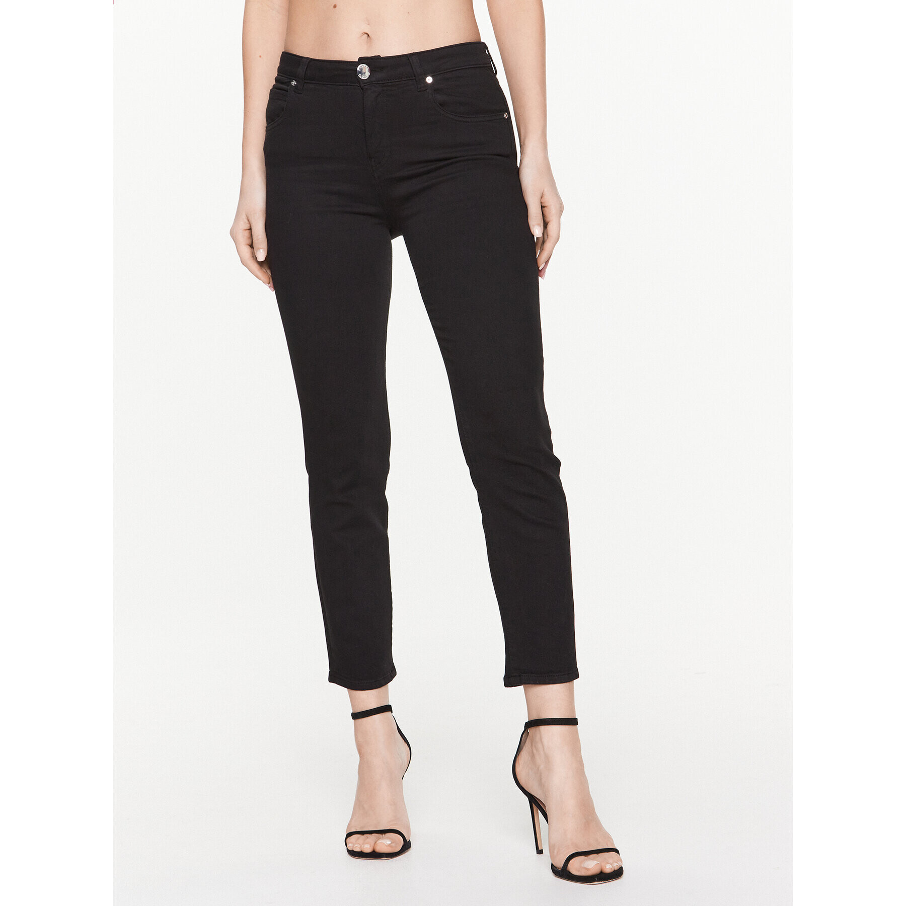 Pinko Дънки Sabrina 100169 A0FQ Черен Skinny Fit - Pepit.bg