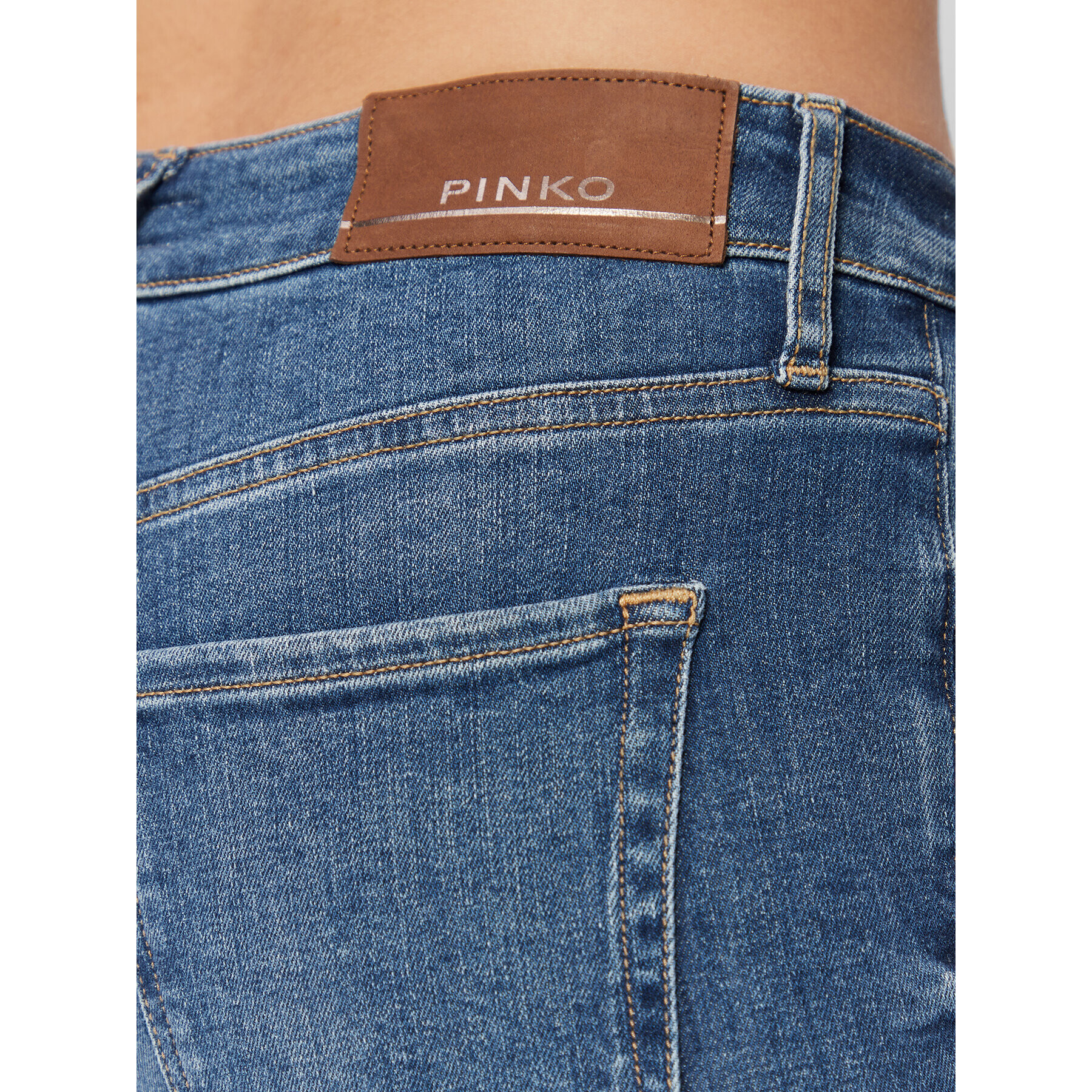 Pinko Дънки Sabrina 1J10YS Y78M Син Skinny Fit - Pepit.bg