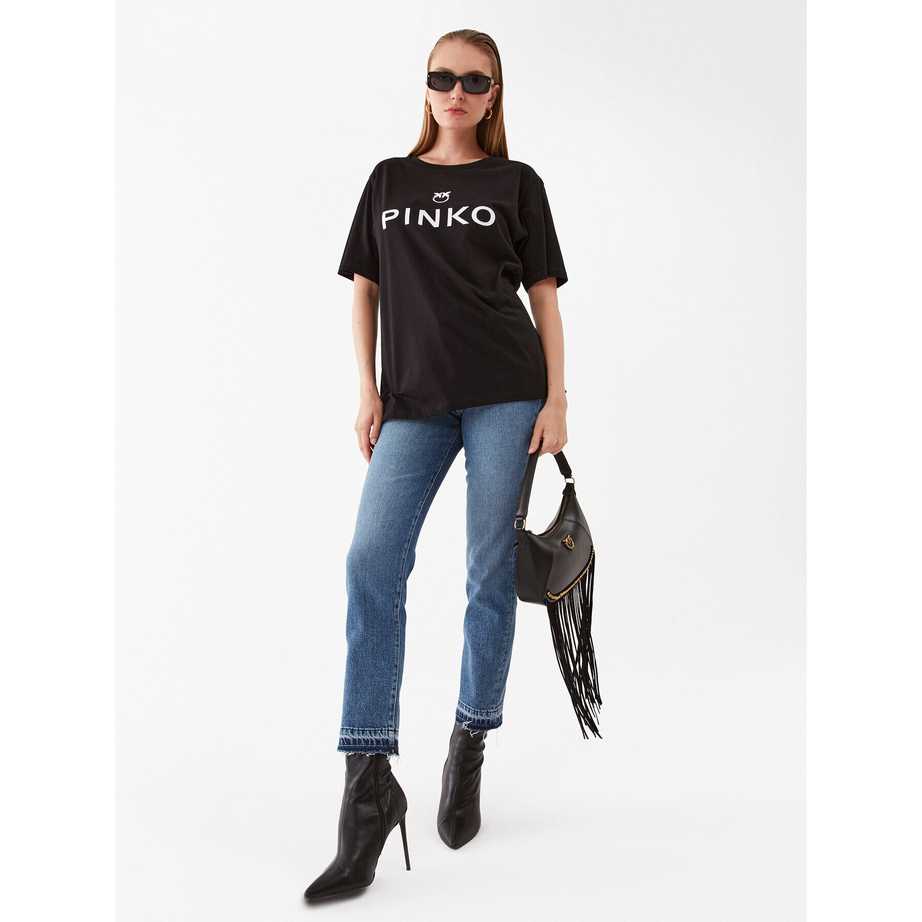 Pinko Дънки Sissy 100179 A14V Син Regular Fit - Pepit.bg