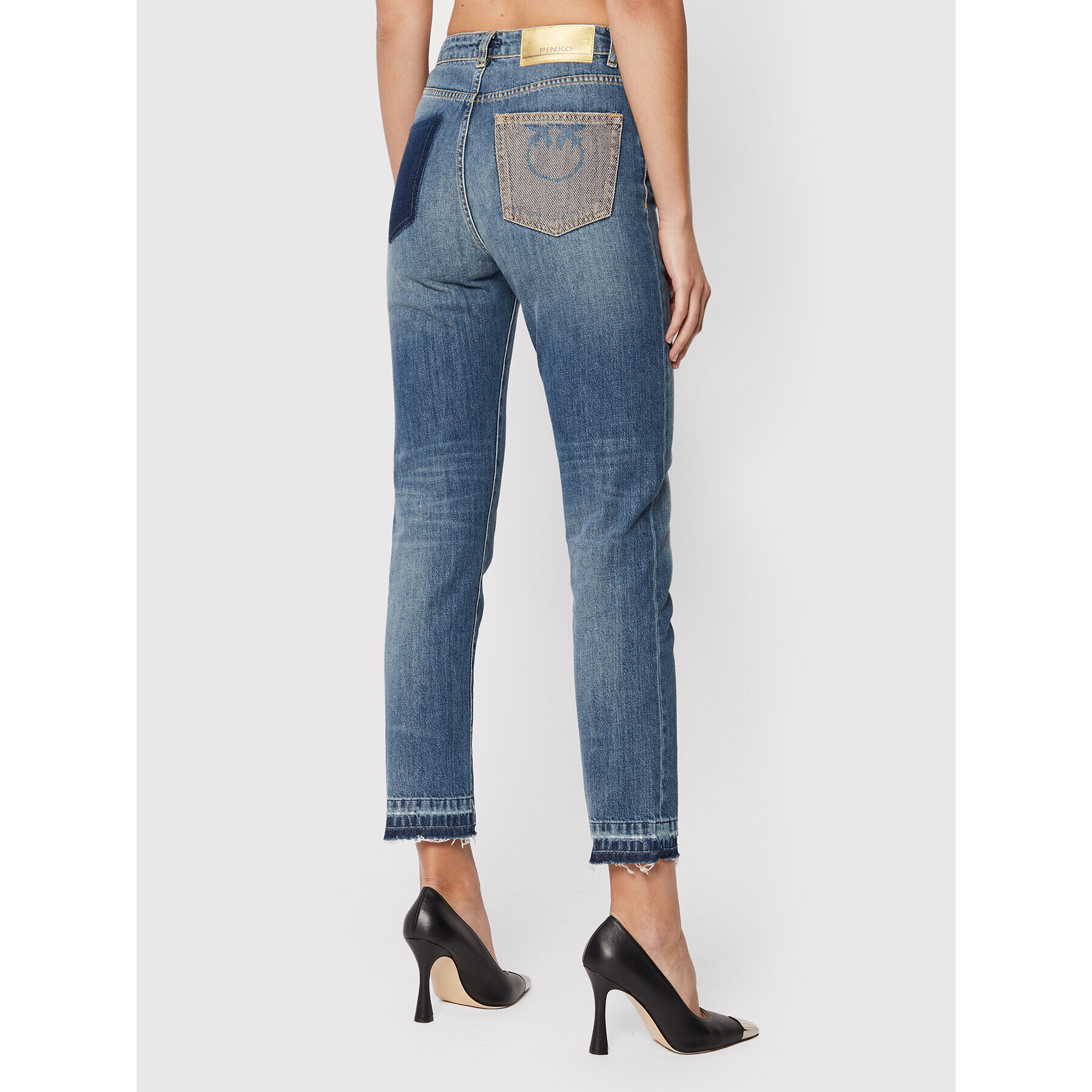 Pinko Дънки Sissy 1J10ZF A0C0 Син Regular Fit - Pepit.bg