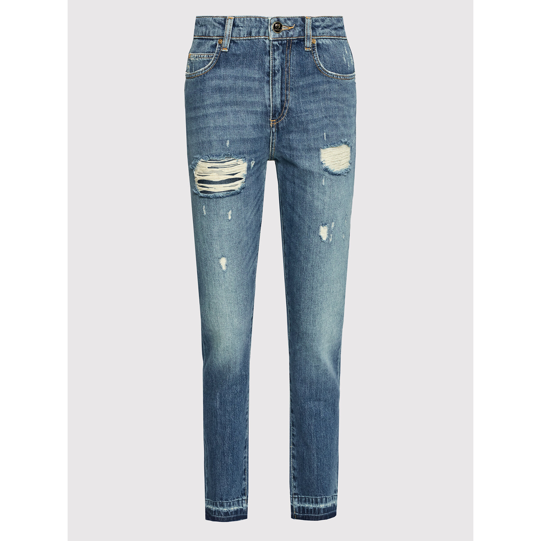 Pinko Дънки Sissy 1J10ZF A0C0 Син Regular Fit - Pepit.bg