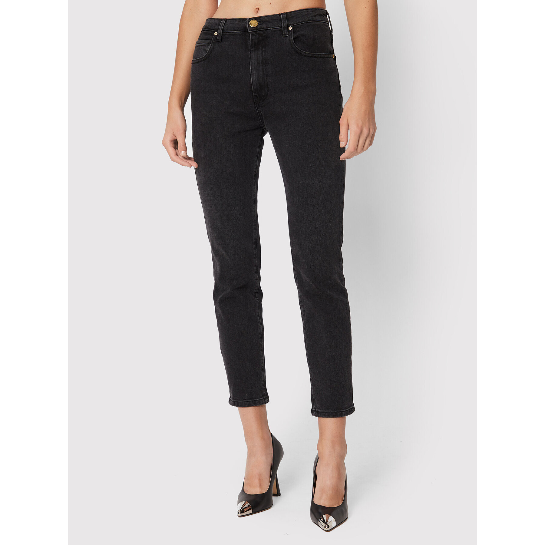 Pinko Дънки Sissy 1J1128 A09G Черен Slim Fit - Pepit.bg