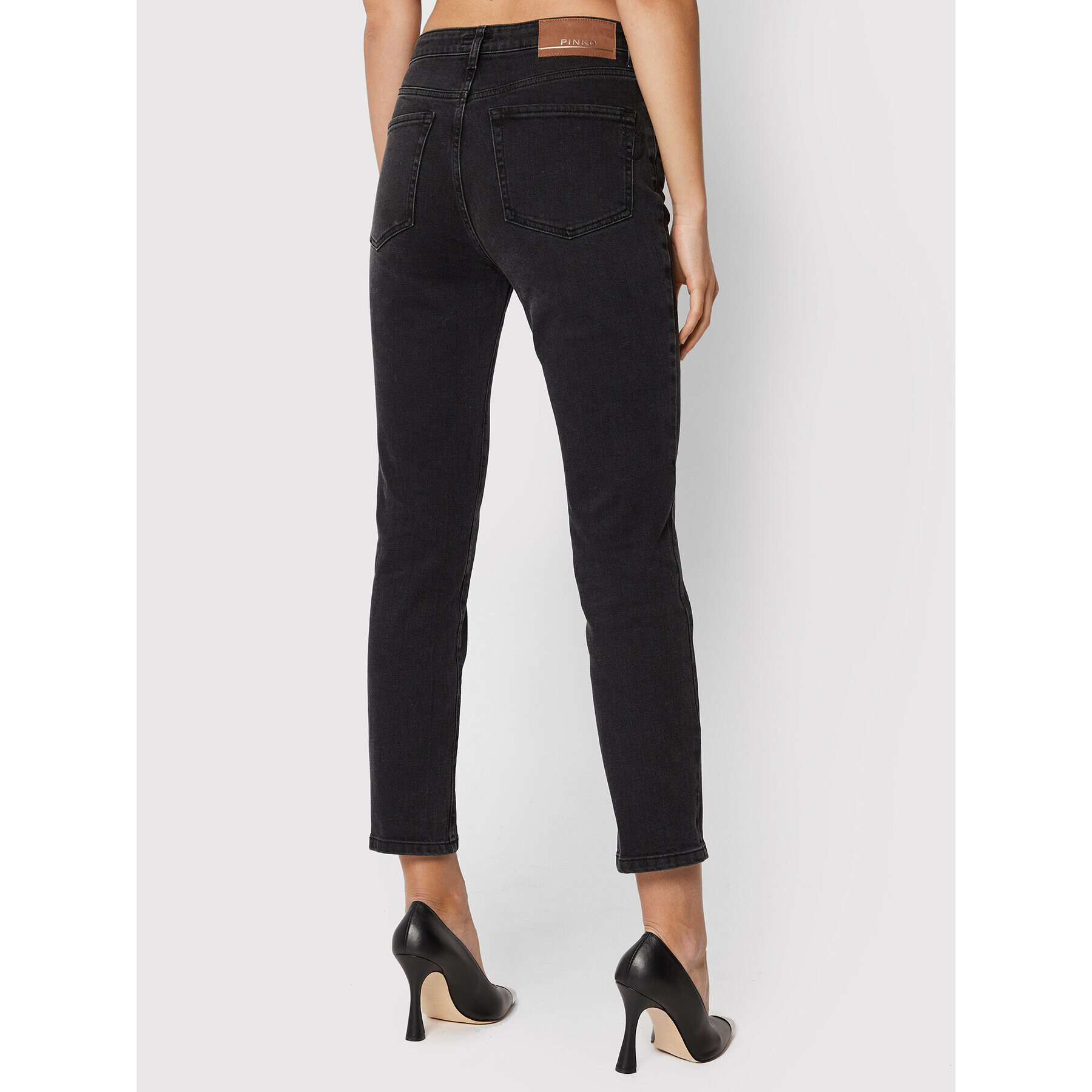 Pinko Дънки Sissy 1J1128 A09G Черен Slim Fit - Pepit.bg