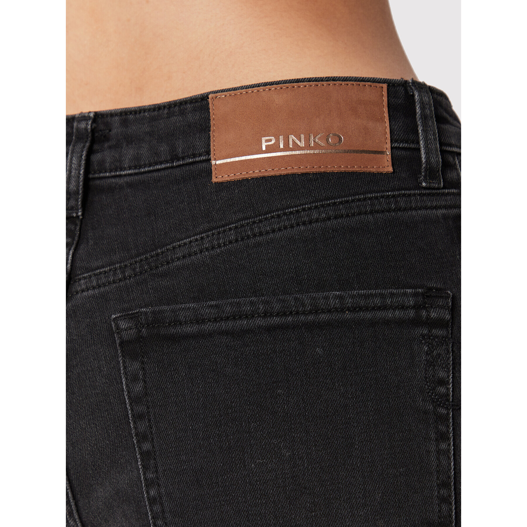 Pinko Дънки Sissy 1J1128 A09G Черен Slim Fit - Pepit.bg