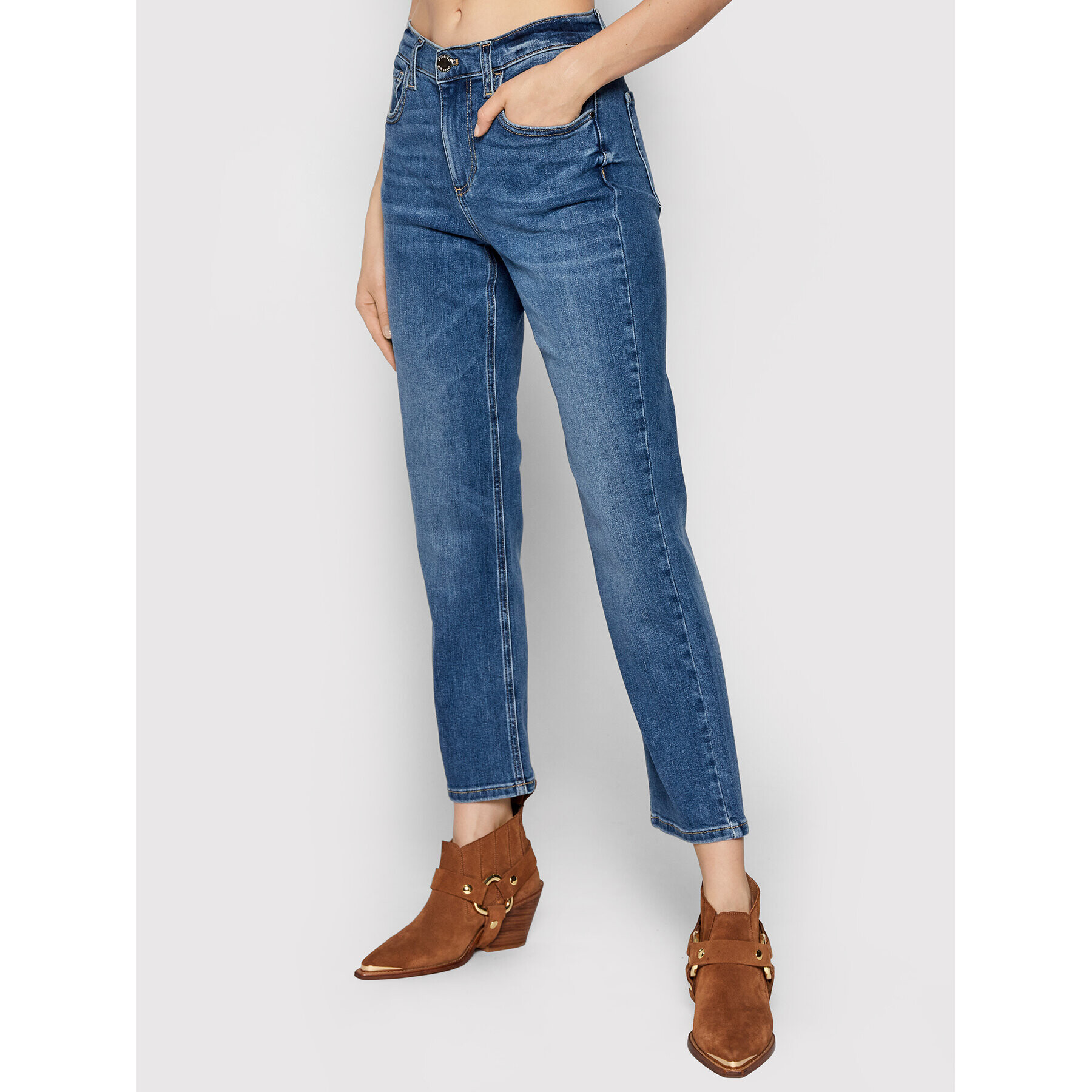 Pinko Дънки Sury 1J10P5 Y78M Тъмносин Regular Fit - Pepit.bg