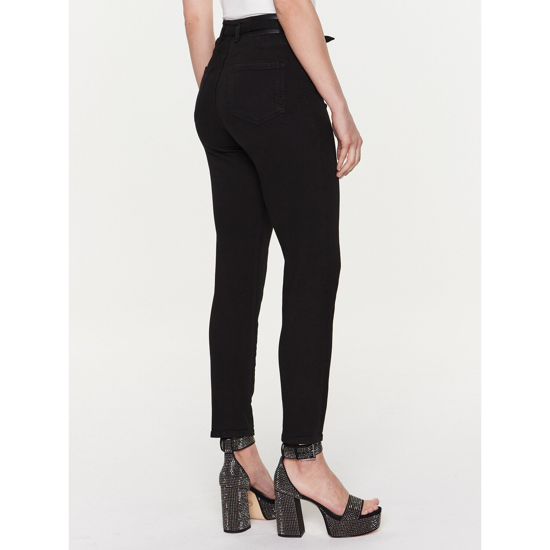 Pinko Дънки Susan 100161 A0FQ Черен Skinny Fit - Pepit.bg