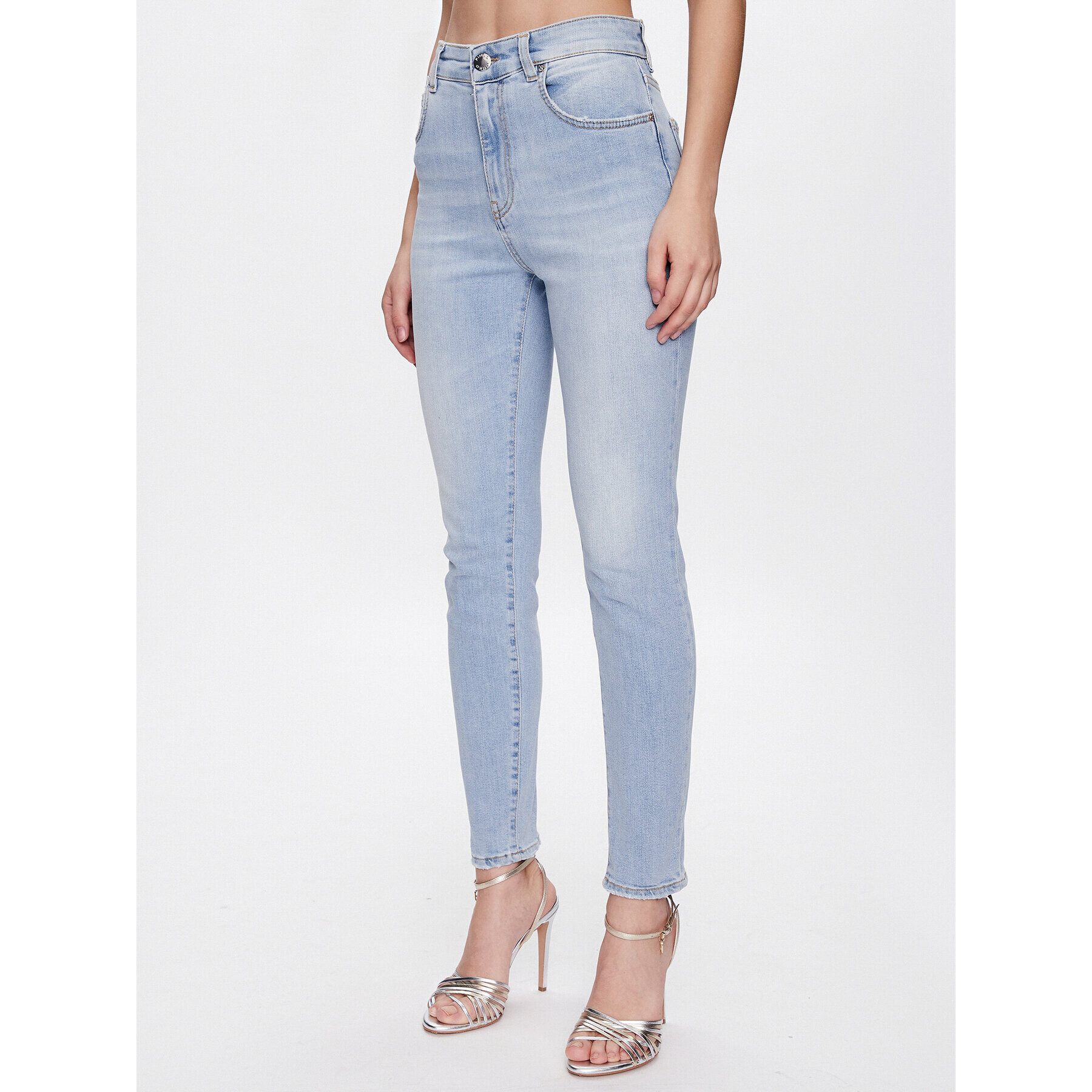 Pinko Дънки Susan 100163 A0MS Син Skinny Fit - Pepit.bg