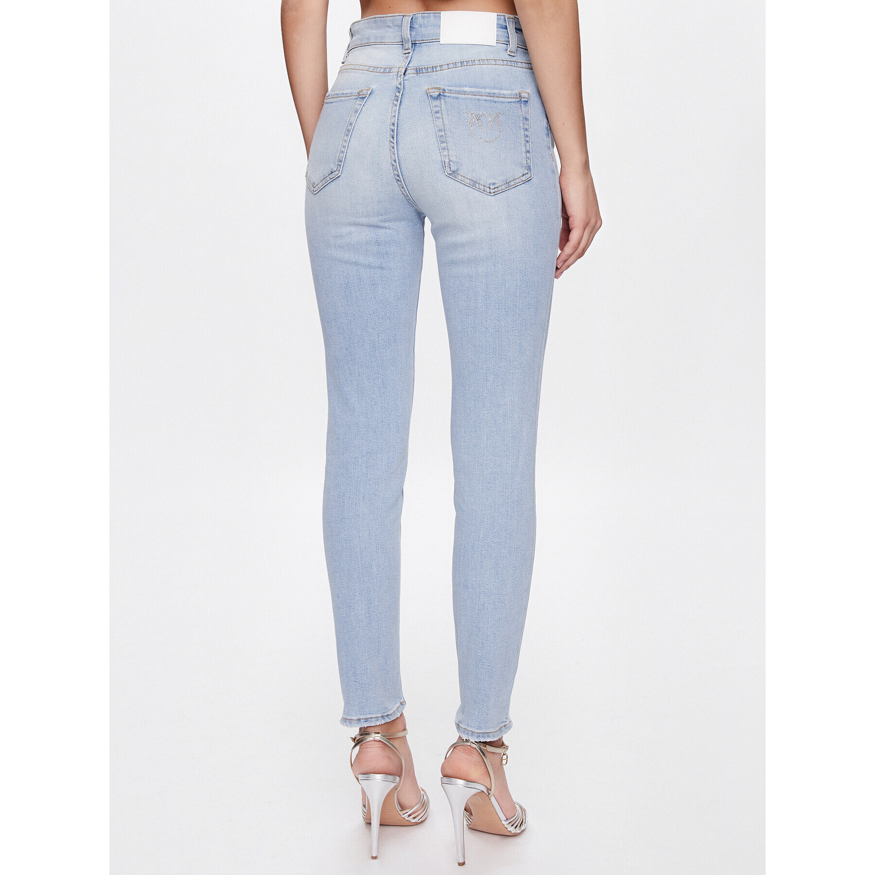 Pinko Дънки Susan 100163 A0MS Син Skinny Fit - Pepit.bg