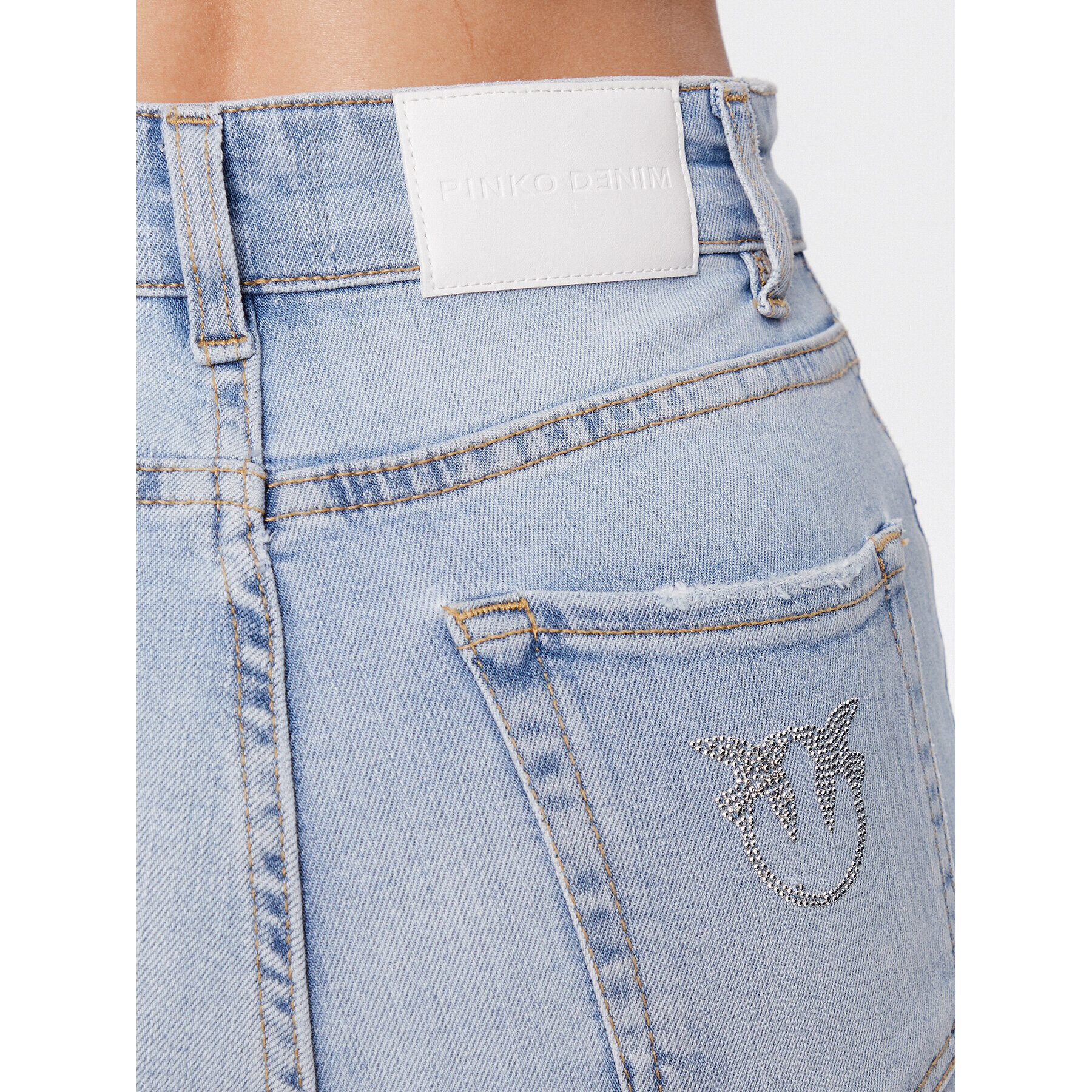 Pinko Дънки Susan 100163 A0MS Син Skinny Fit - Pepit.bg